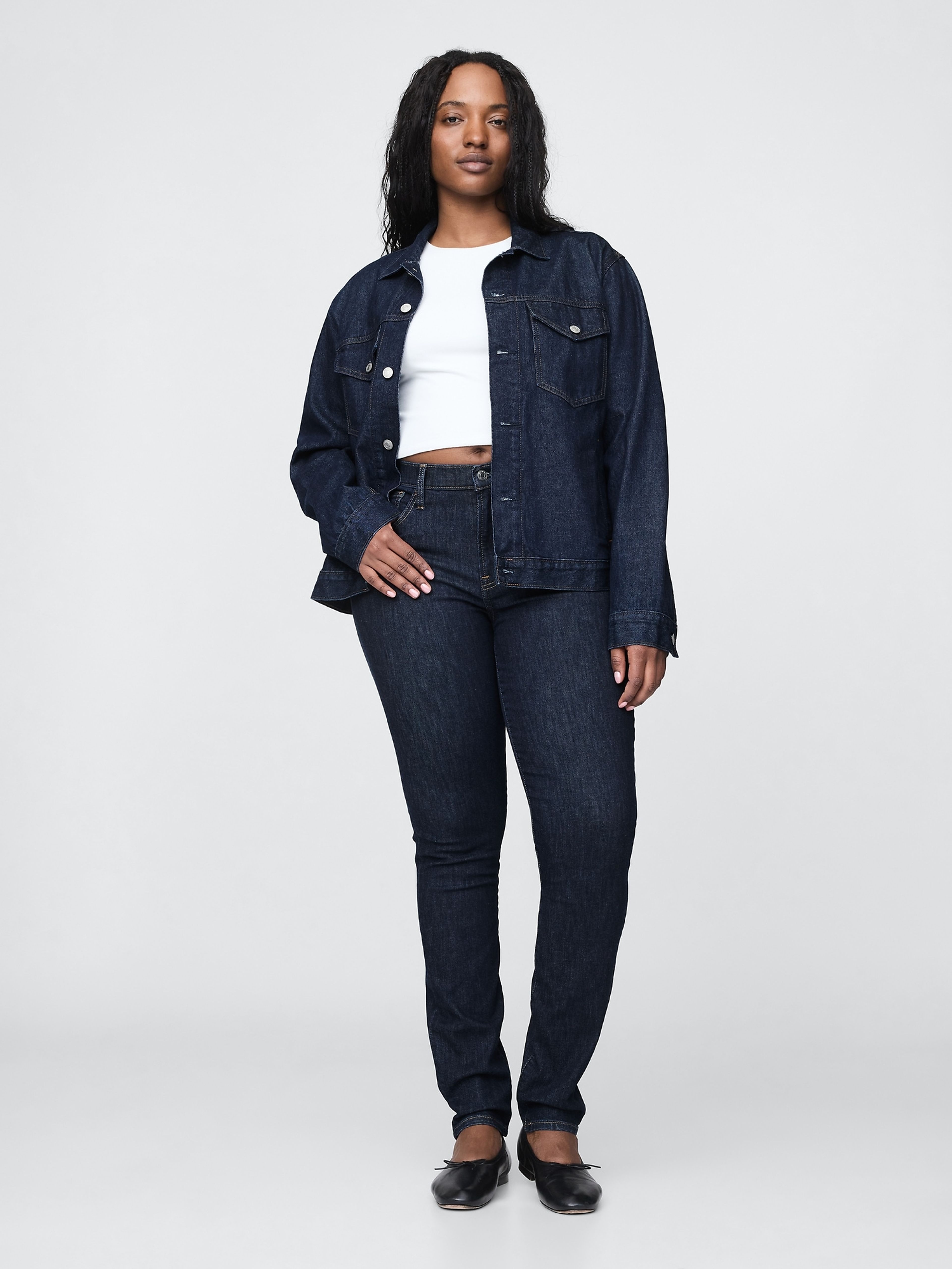 Jeans Mid Rise True Skinny - 005