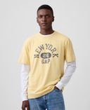 T-shirt Everyday Soft z logo-Żółty - 001