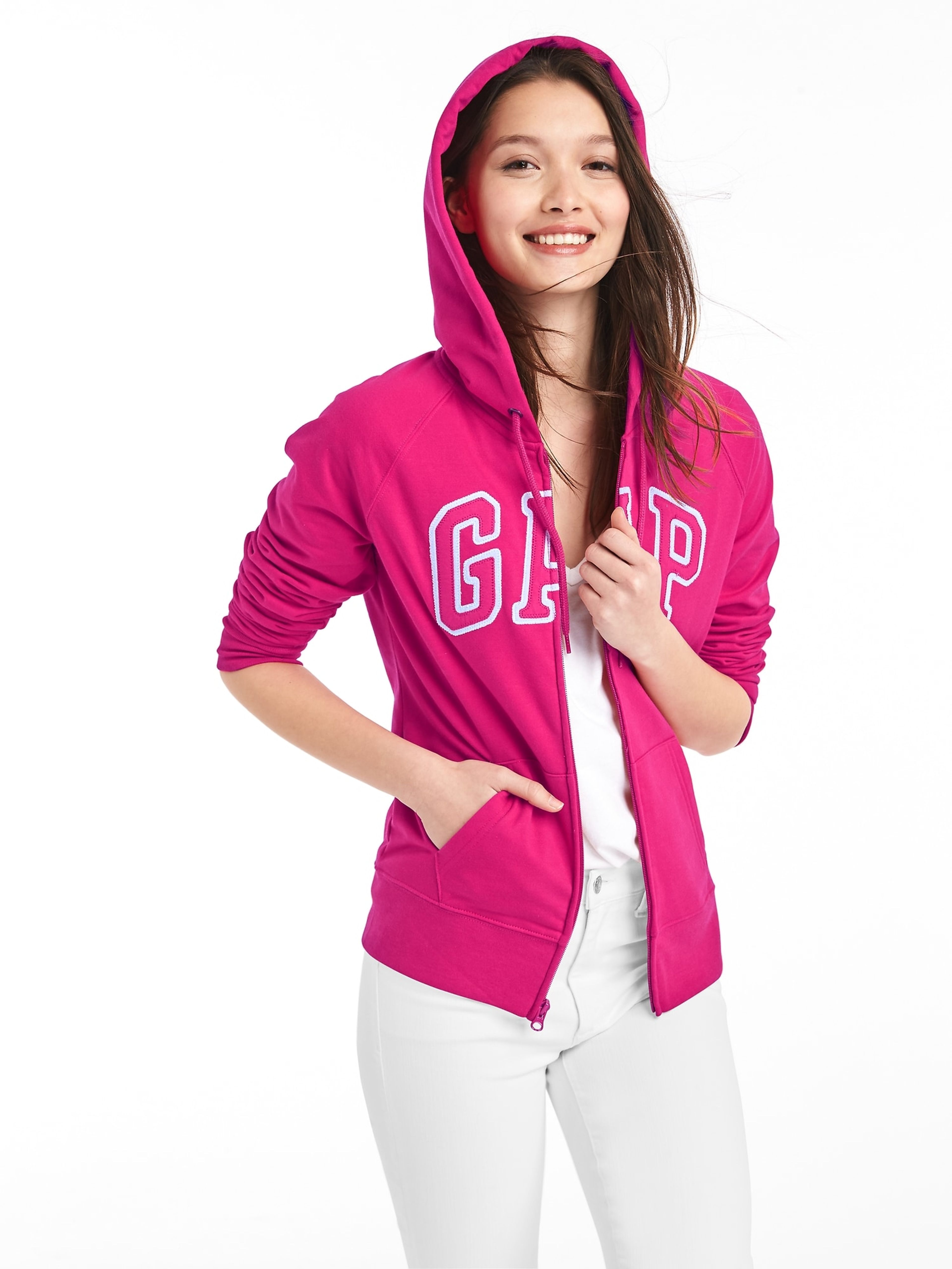 Bluza logo GAP zip