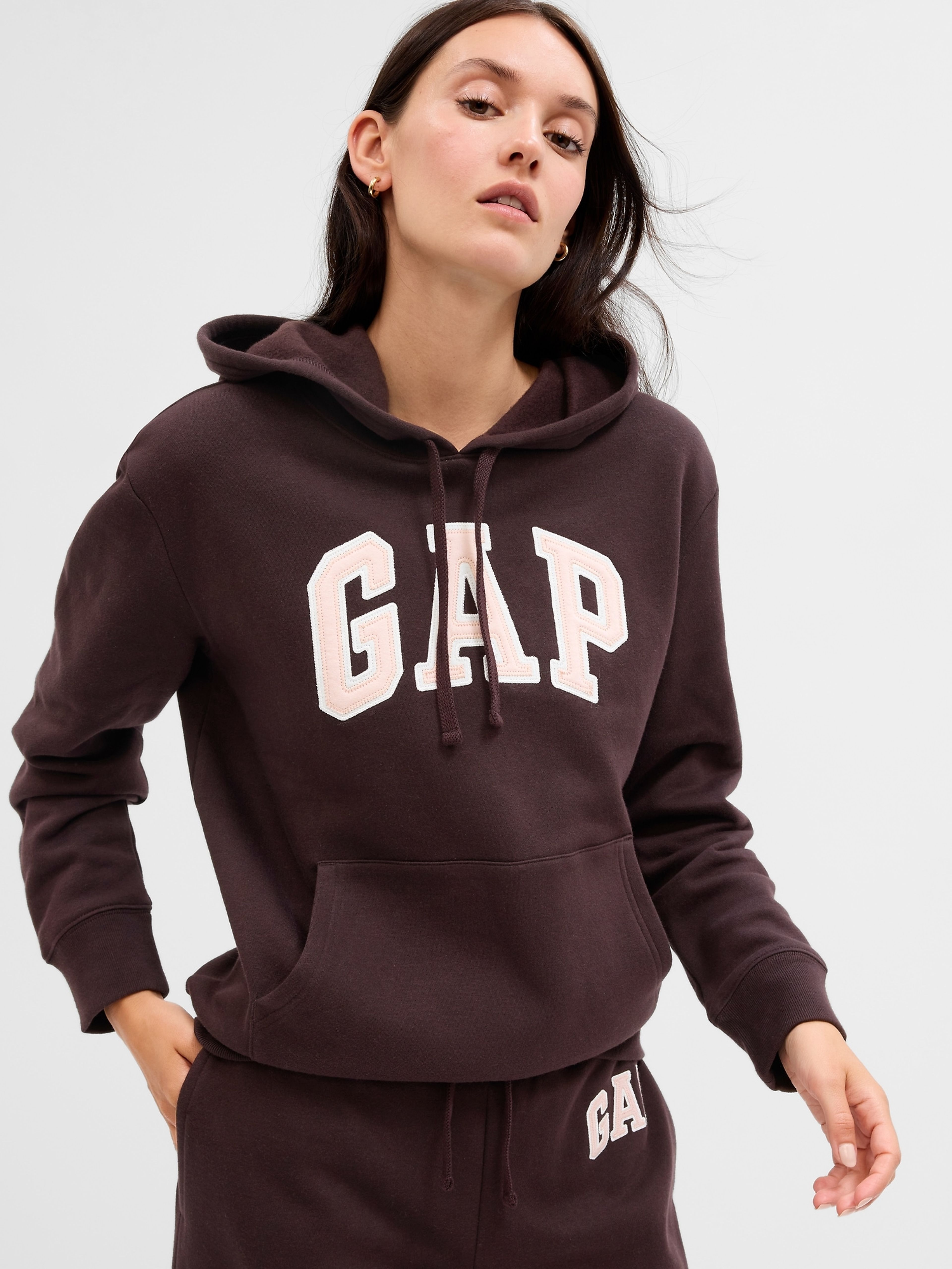 Sweatshirt mit Logo und Fleece