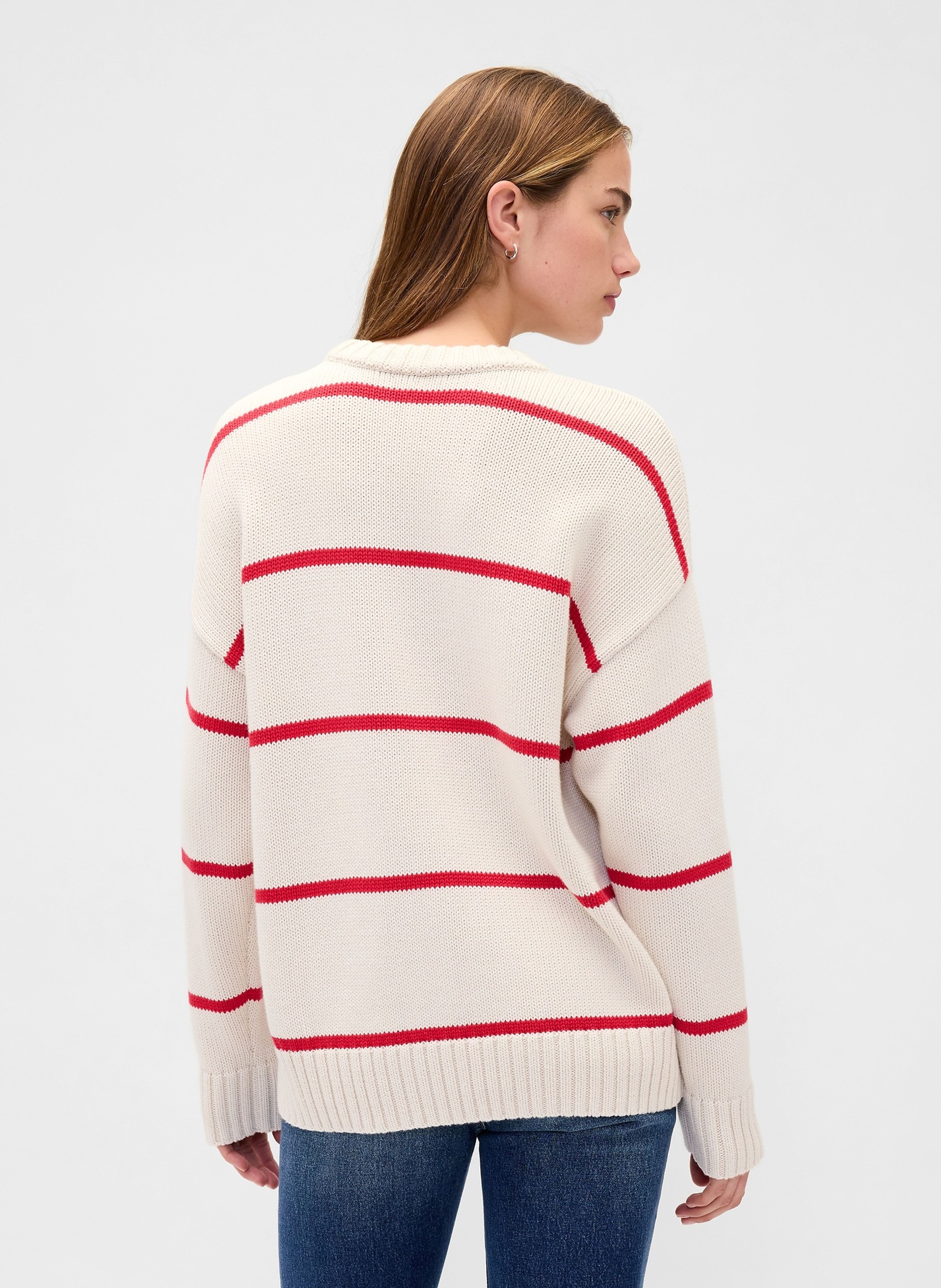Pull en coton oversize - 003