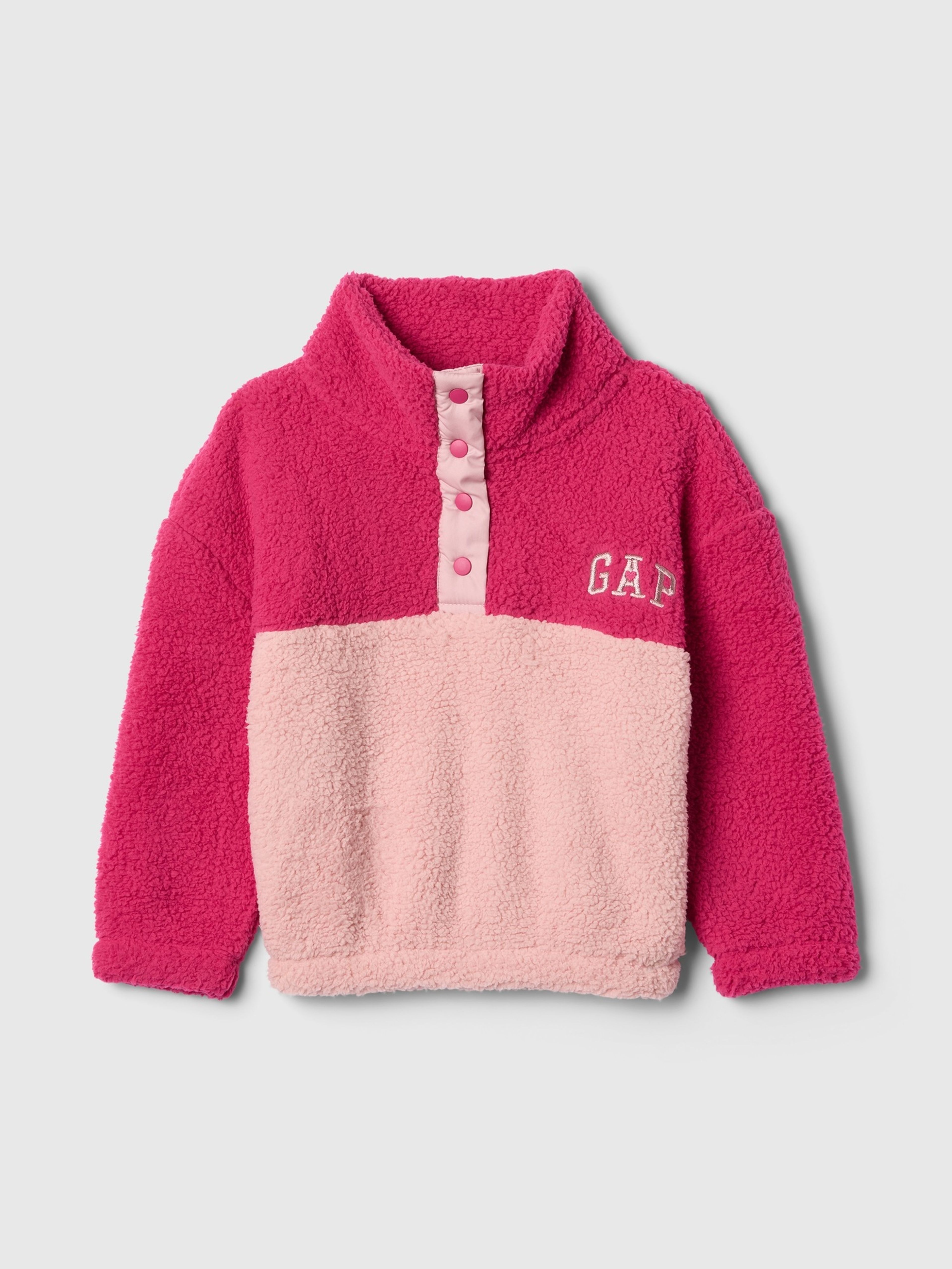 Baby bluza sherpa z logo
