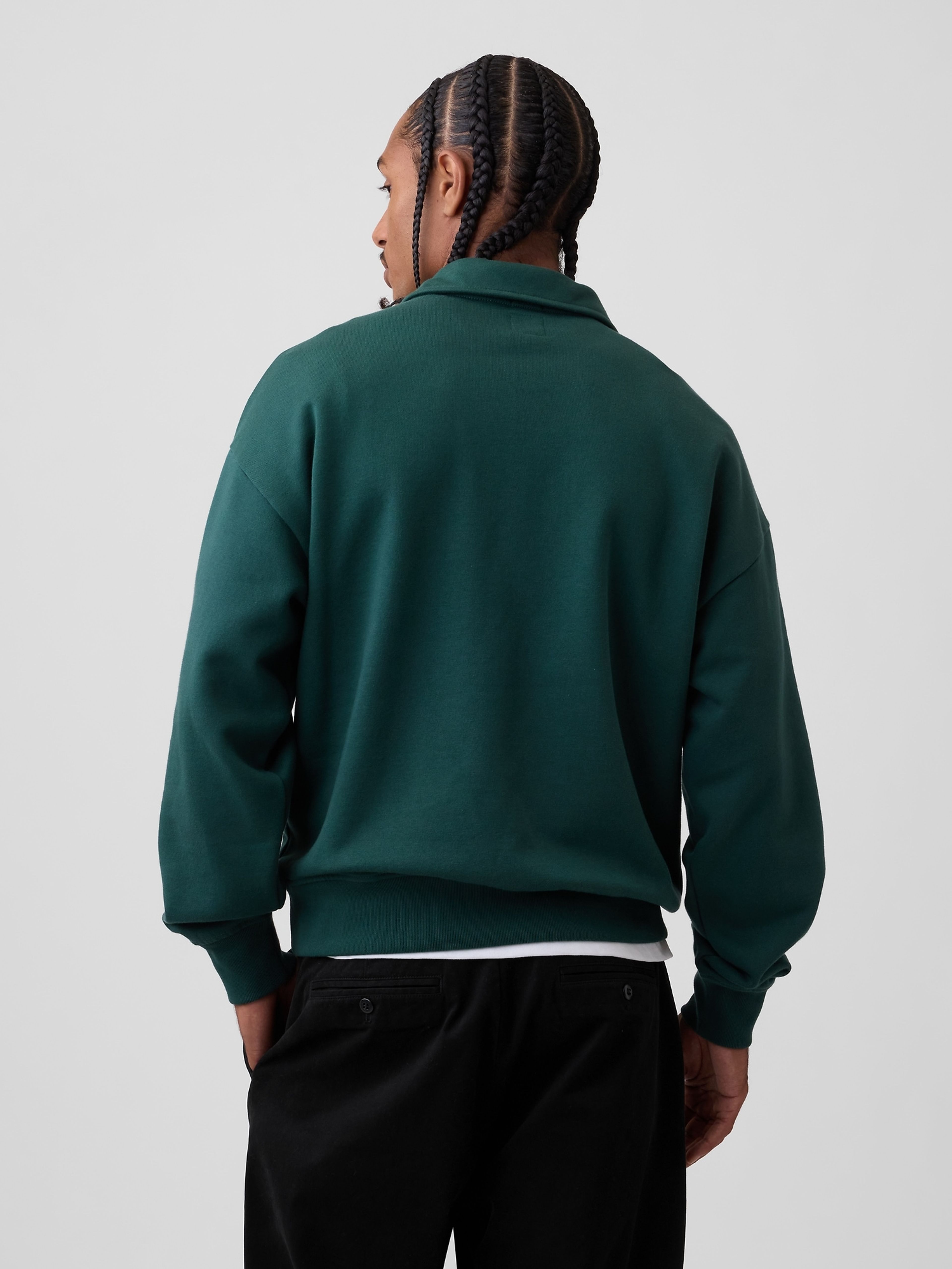 Oversize mikina Heavyweight s logem - 003