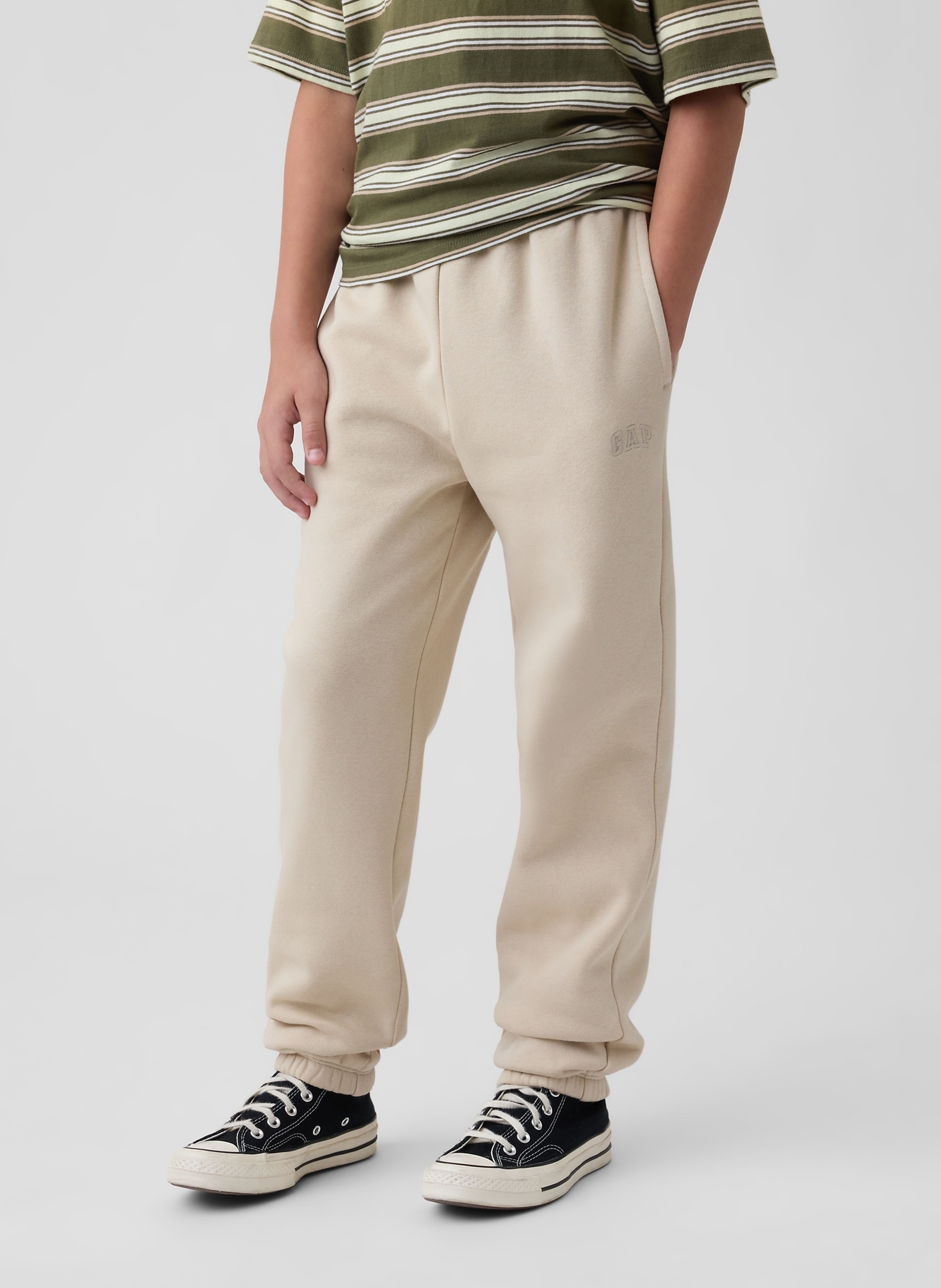 Pantaloni in felpa bambini VintageSoft con logo - 003