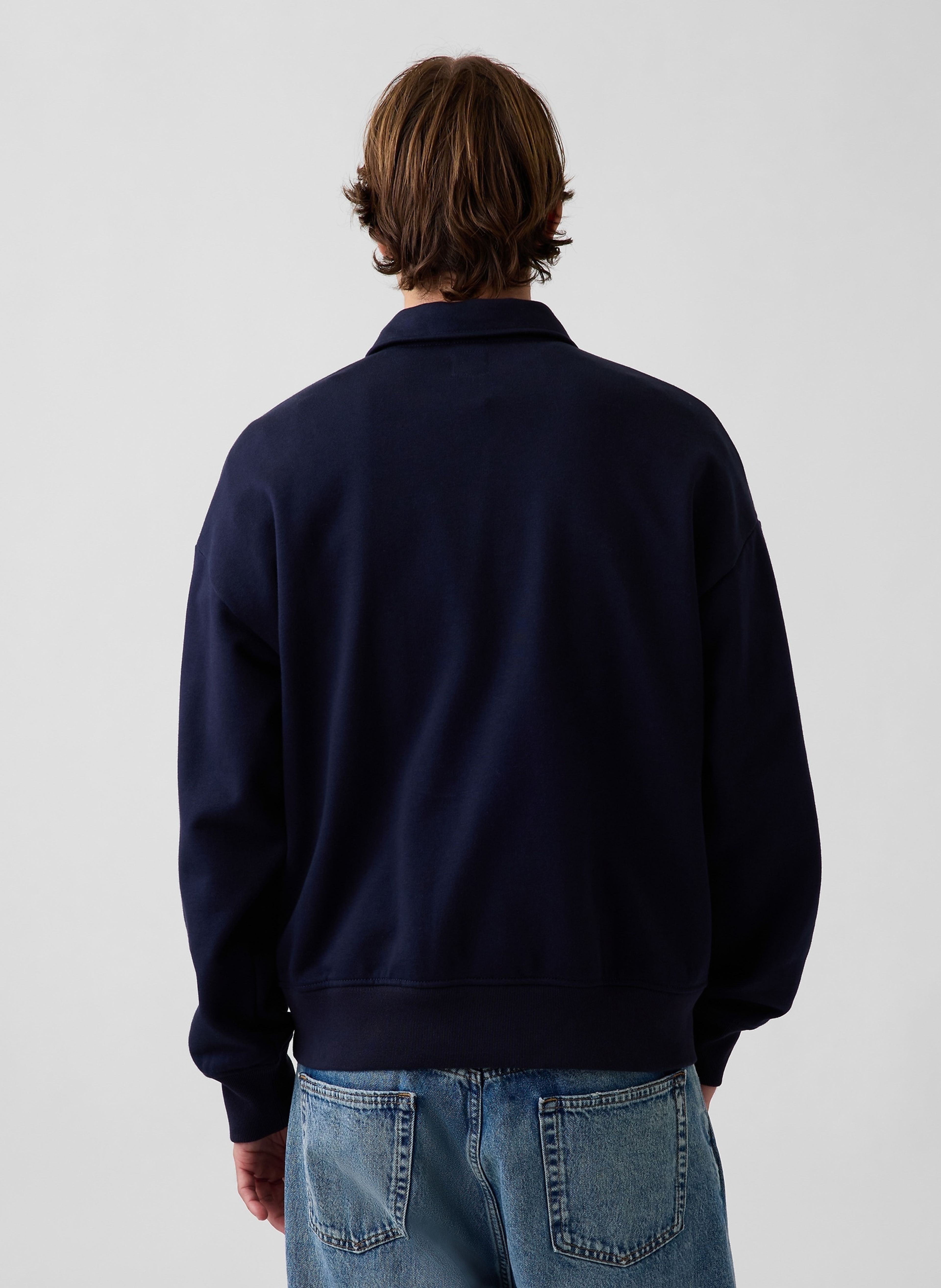 Oversize mikina Heavyweight s logem - 003