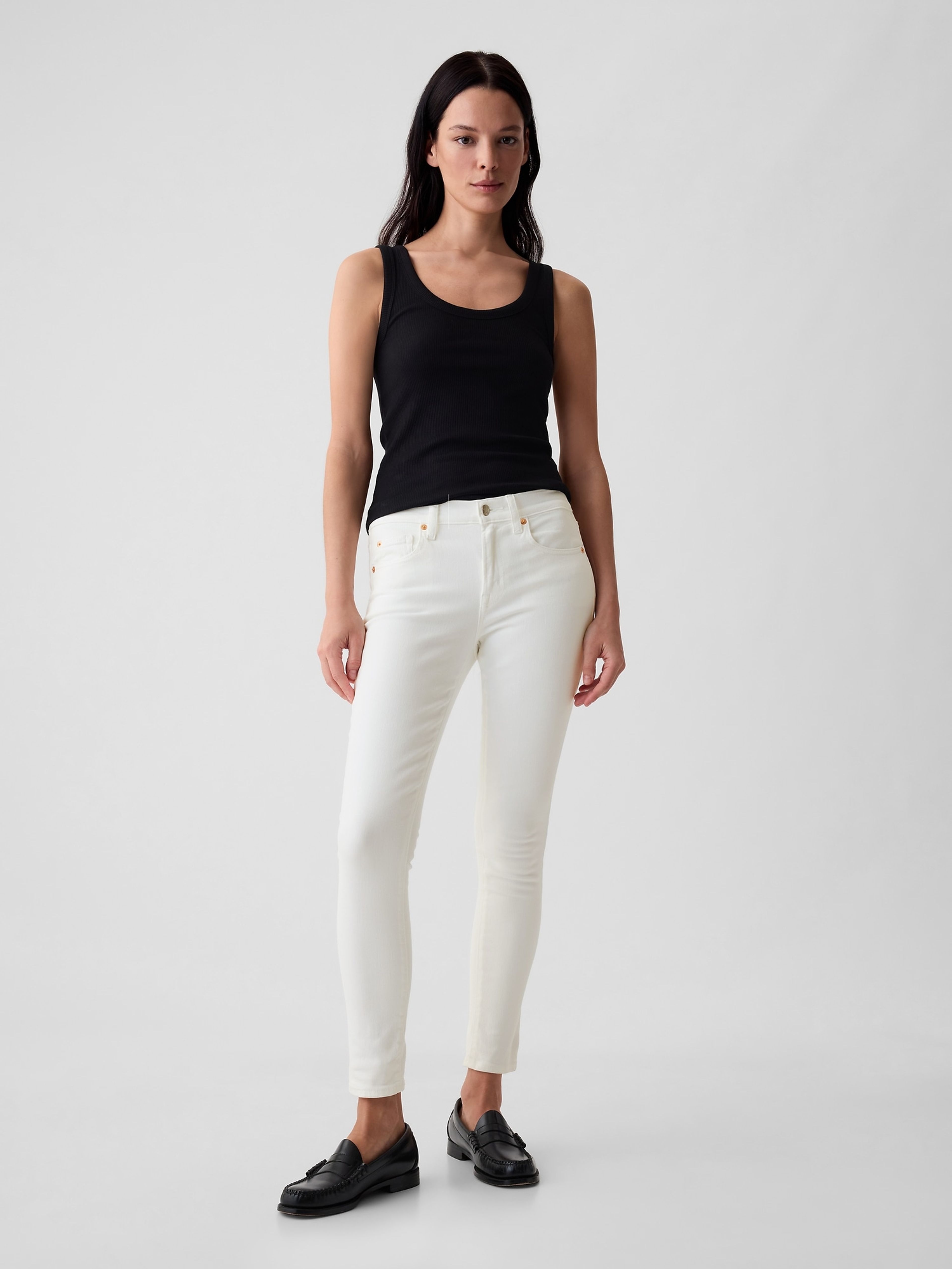 Skinny Mid Rise True-Jeans