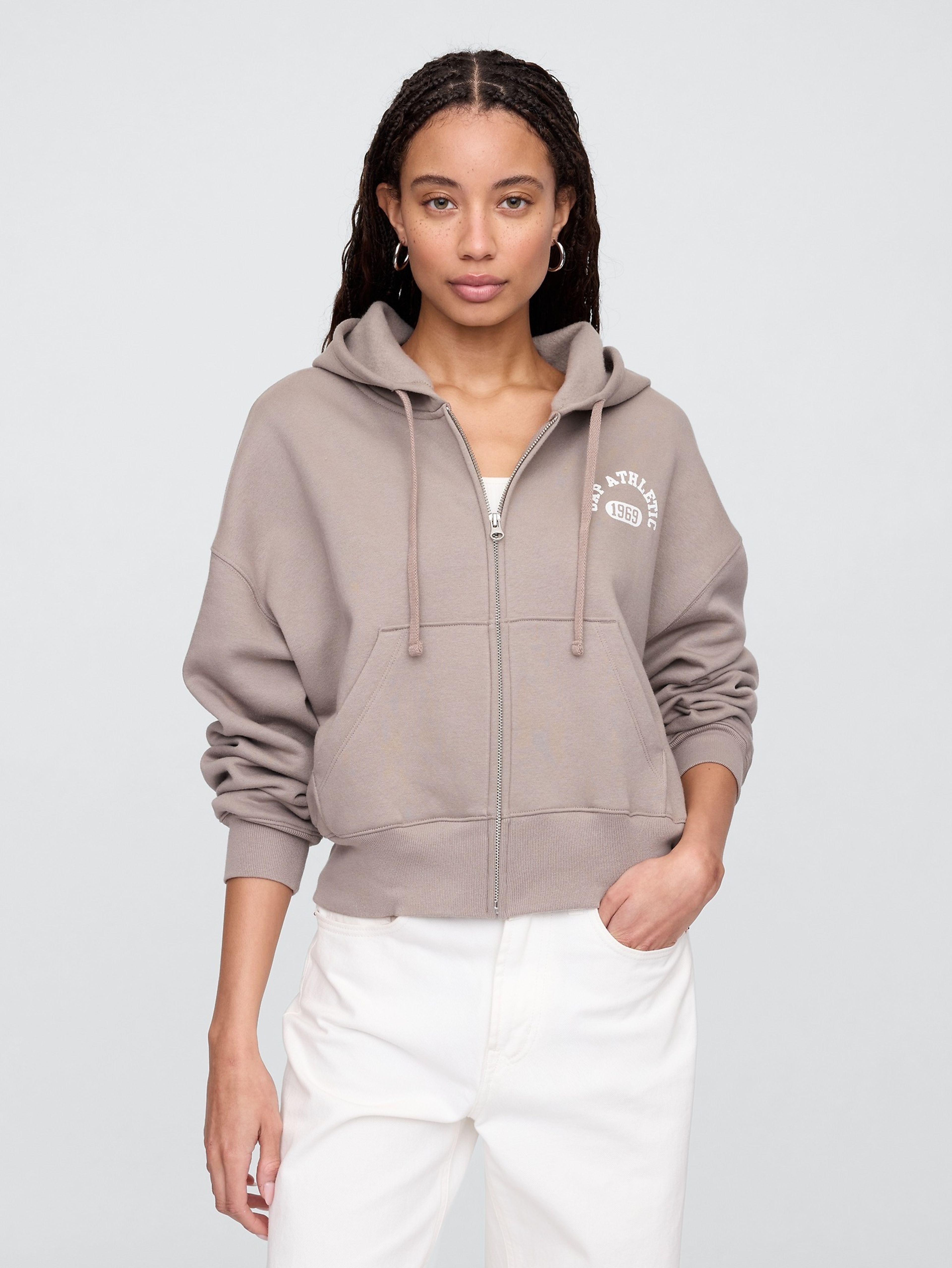 Damen-Oversize-Sweatshirt mit Logo
