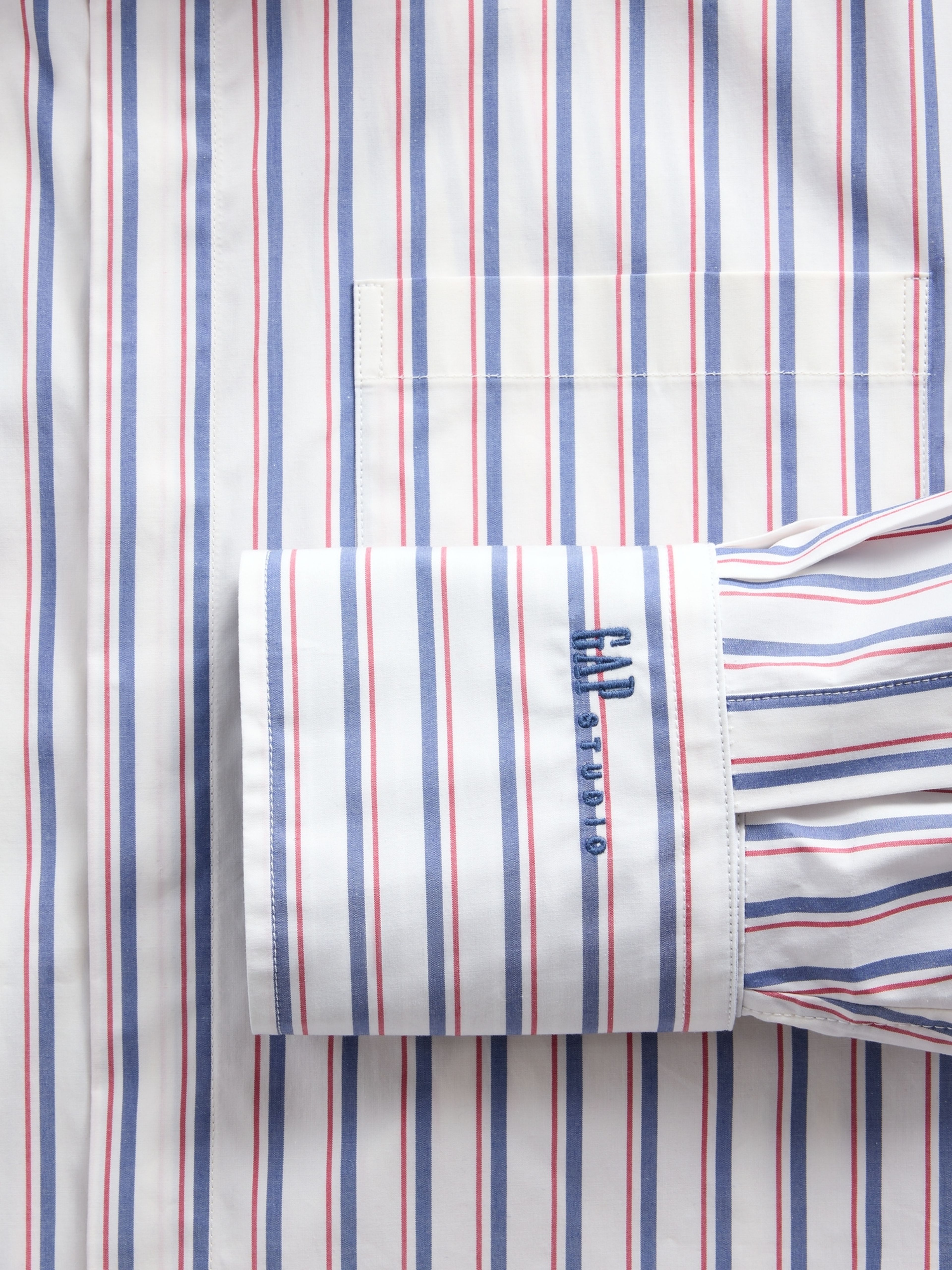 Popelínová košeľa Big Shirt GapStudio by Zac Posen unisex - 006