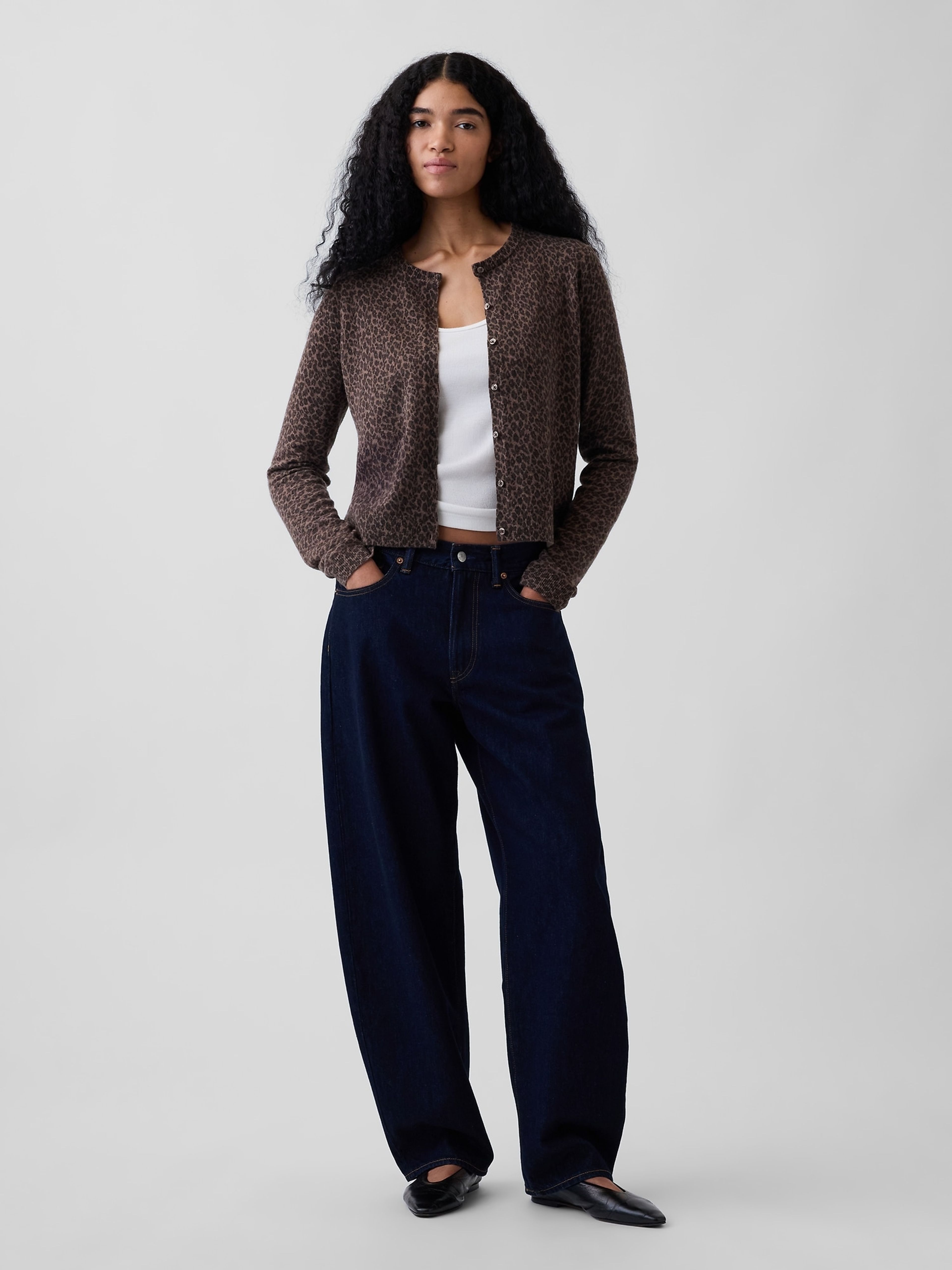 Crop kardigan CashSoft - 002