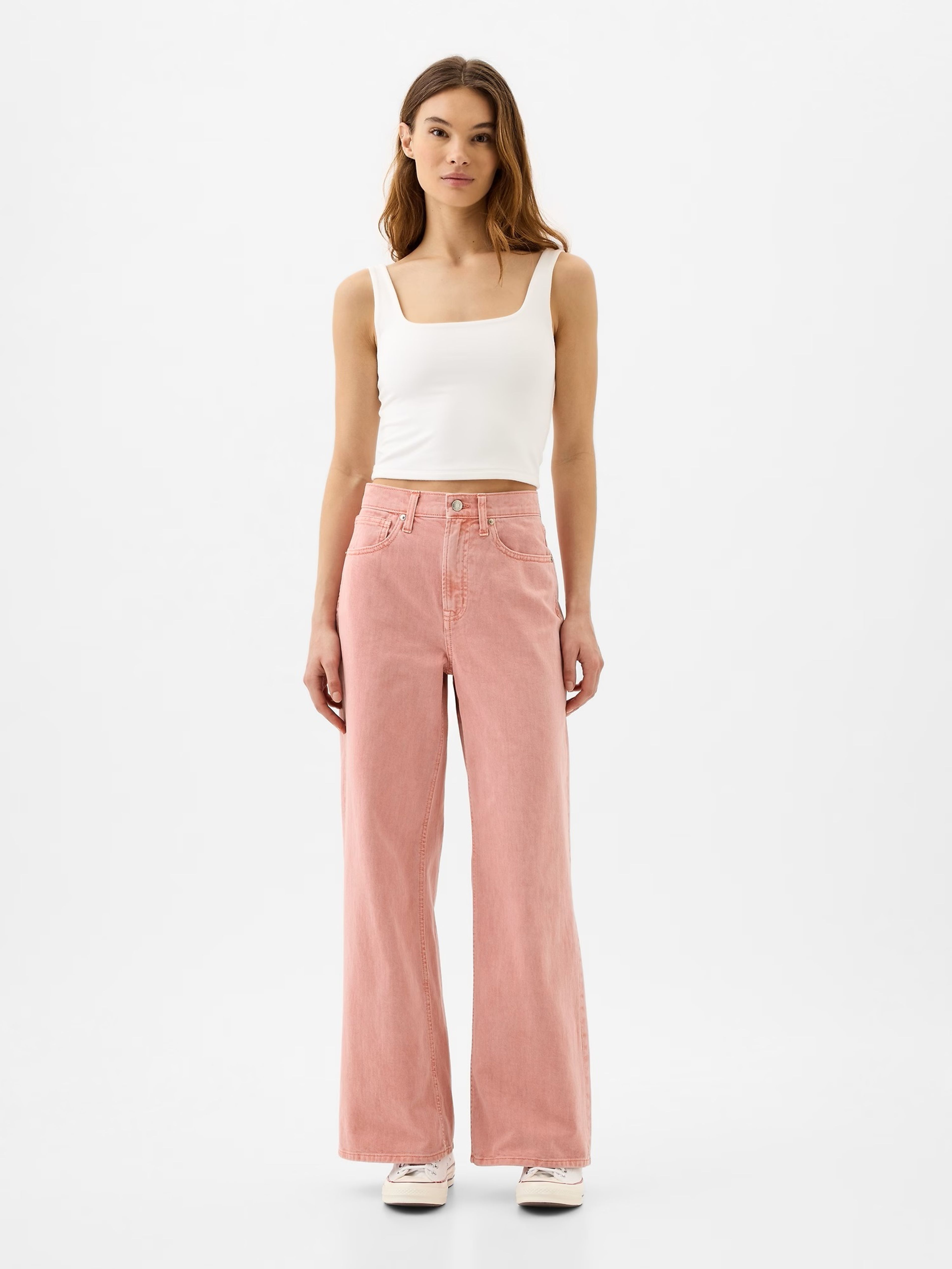 Wide-Leg-Jeans High Rise