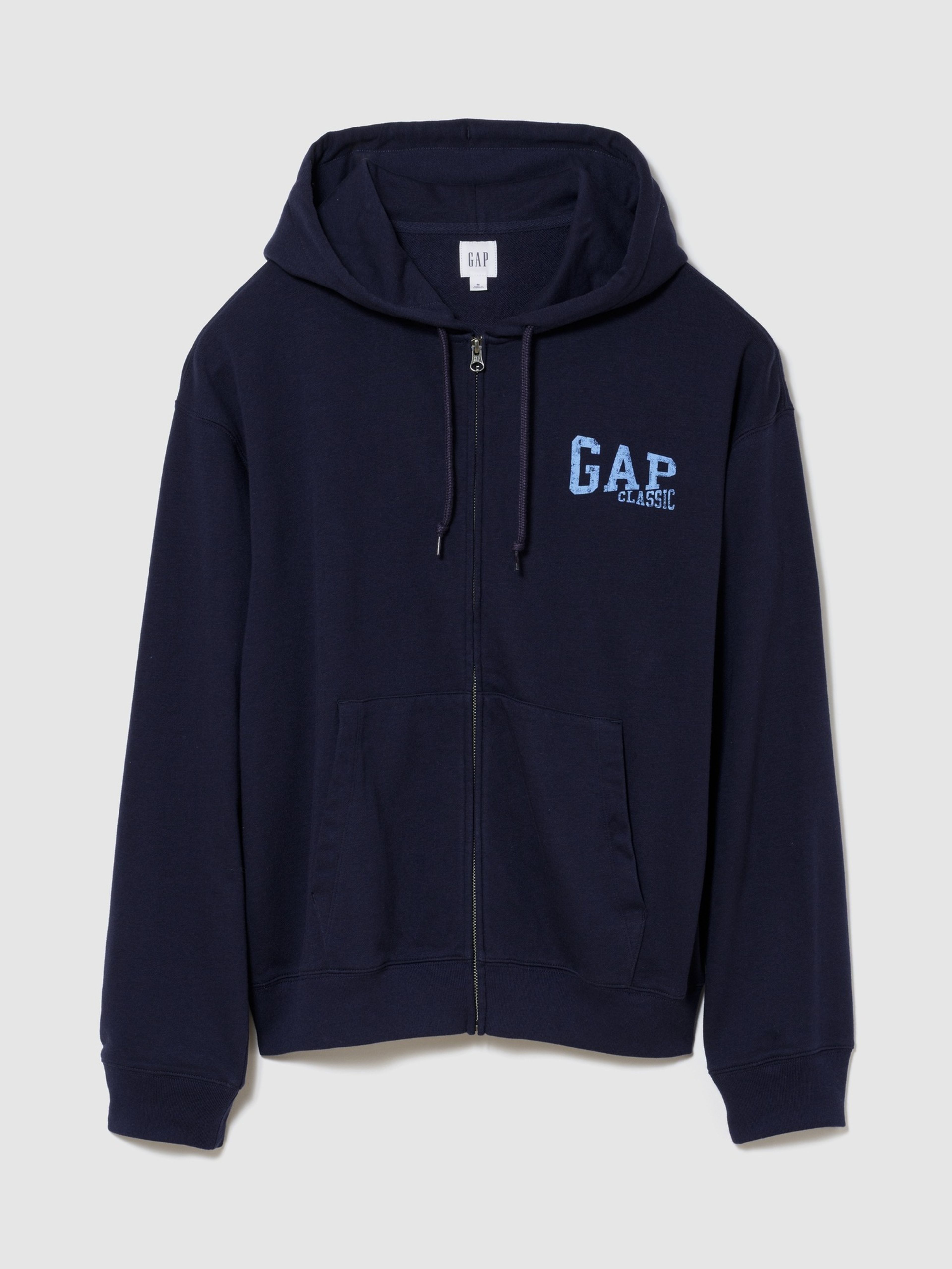 French Terry Hoodie mit Logo - 001