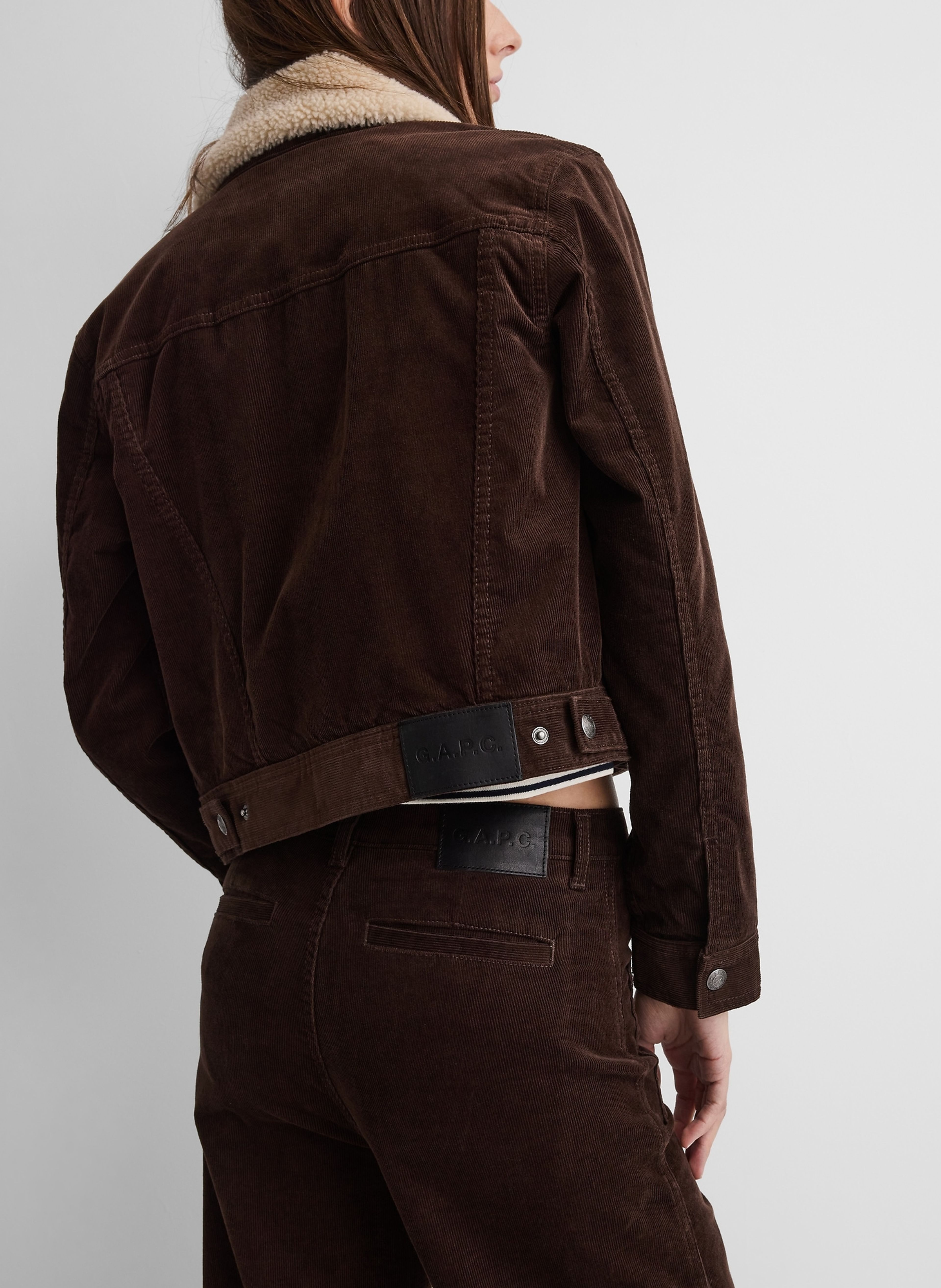 High Rise Stride corduroy broek Gap × A.P.C. - 006