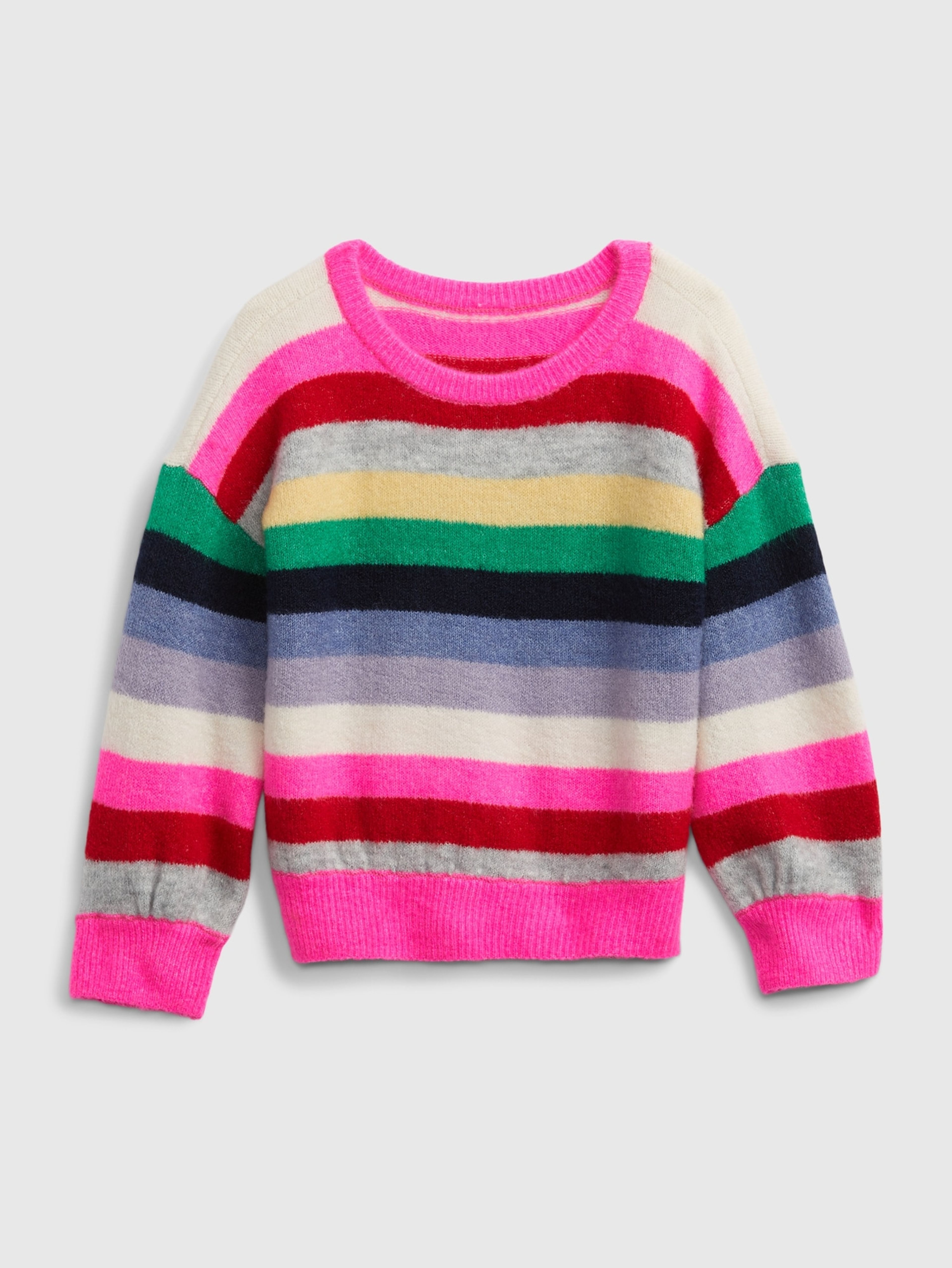 Gestreifter Kinder-Strickpullover