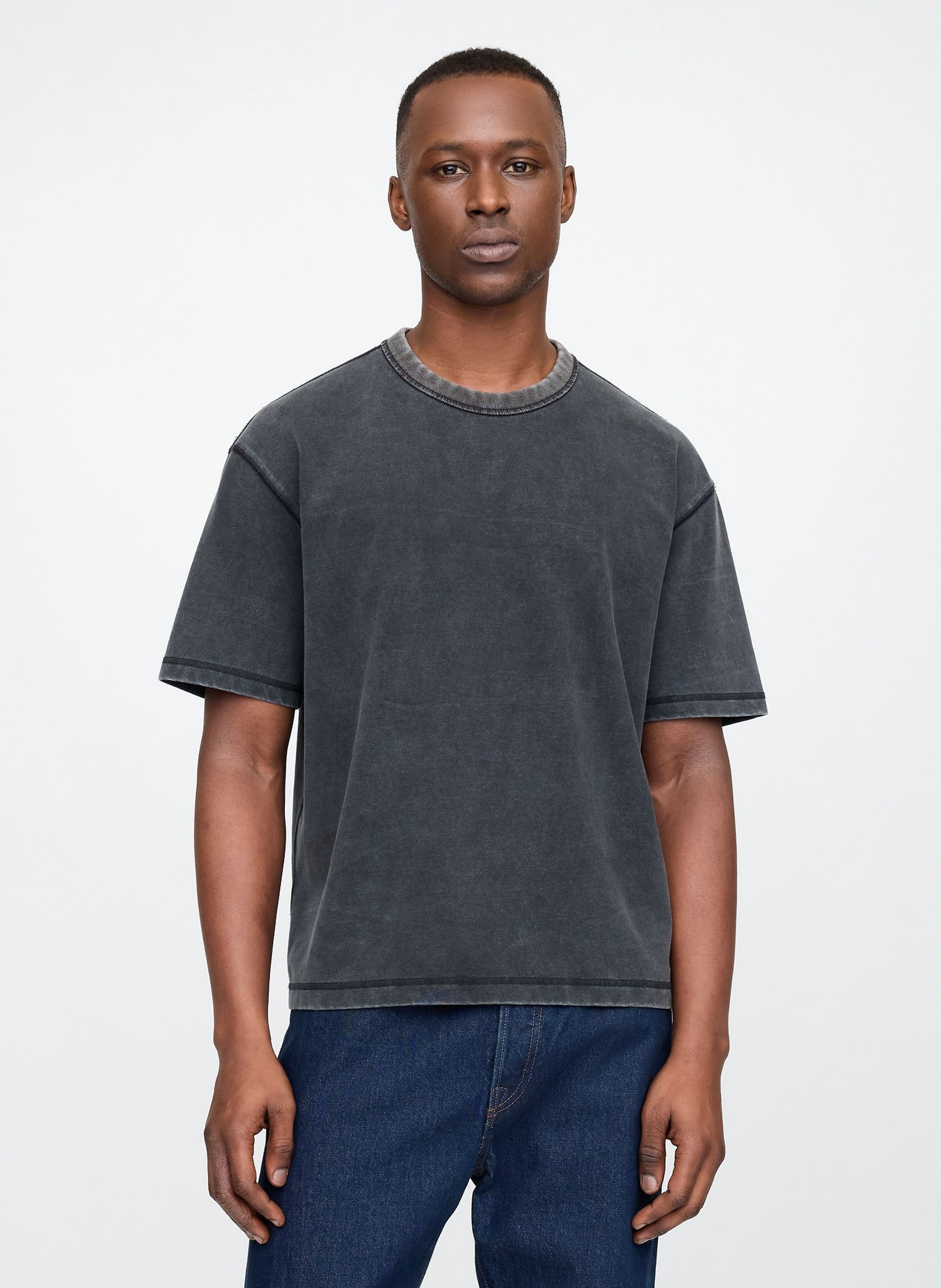Tricou crop Heavyweight unisex - 002