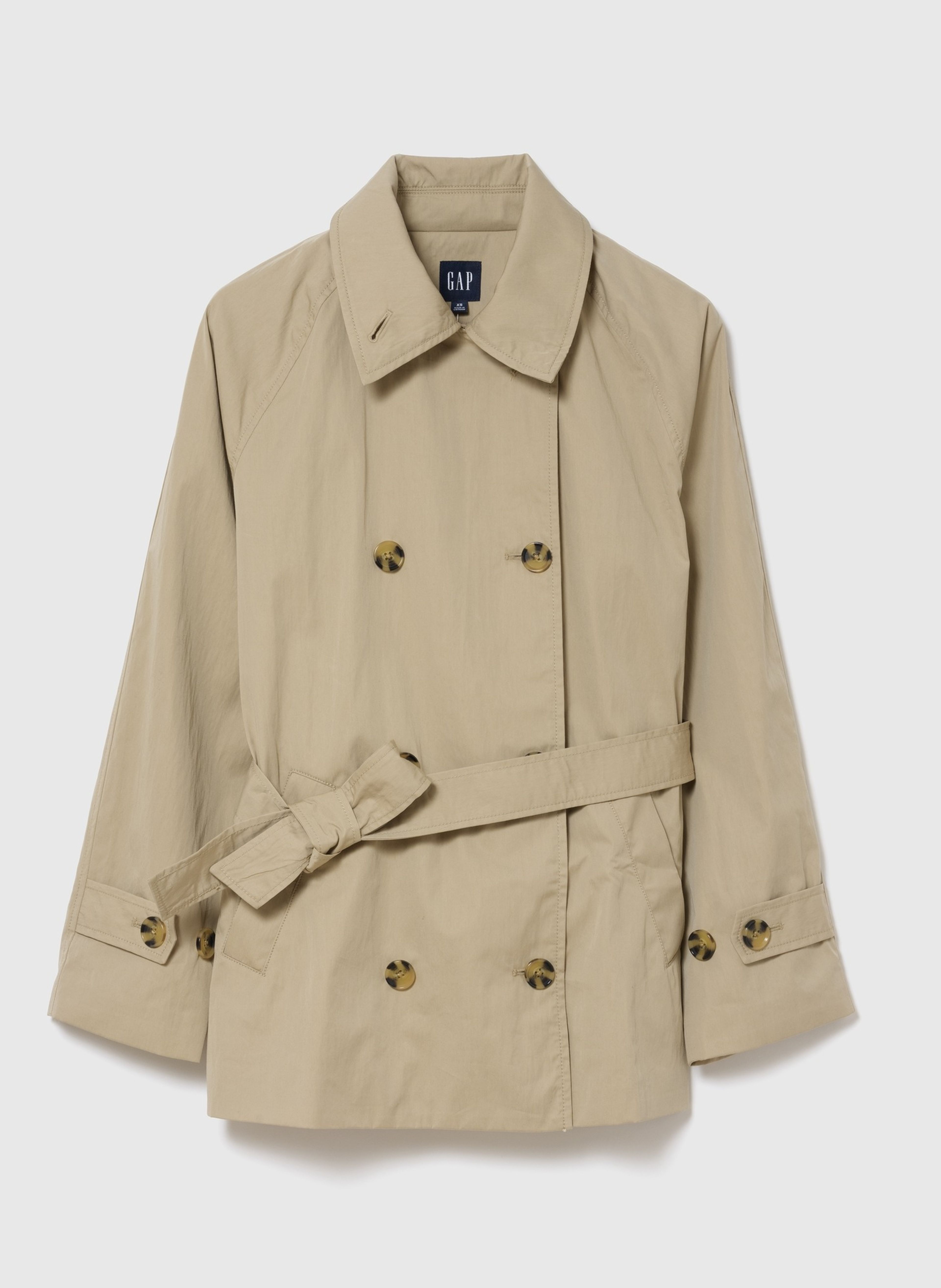 Midi trenchcoat met ceintuur - 004