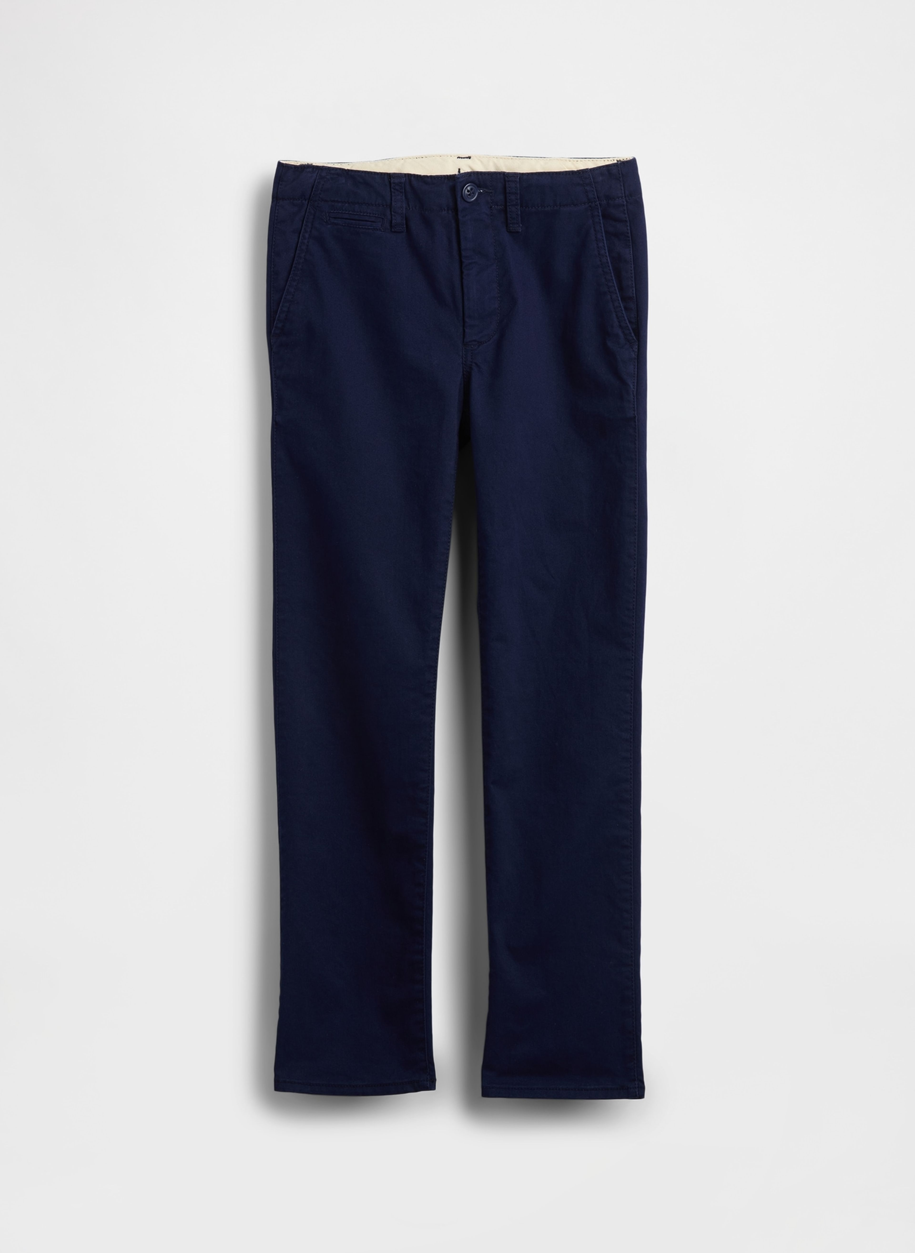 Dětské khaki kalhoty Straight Stretch - 004