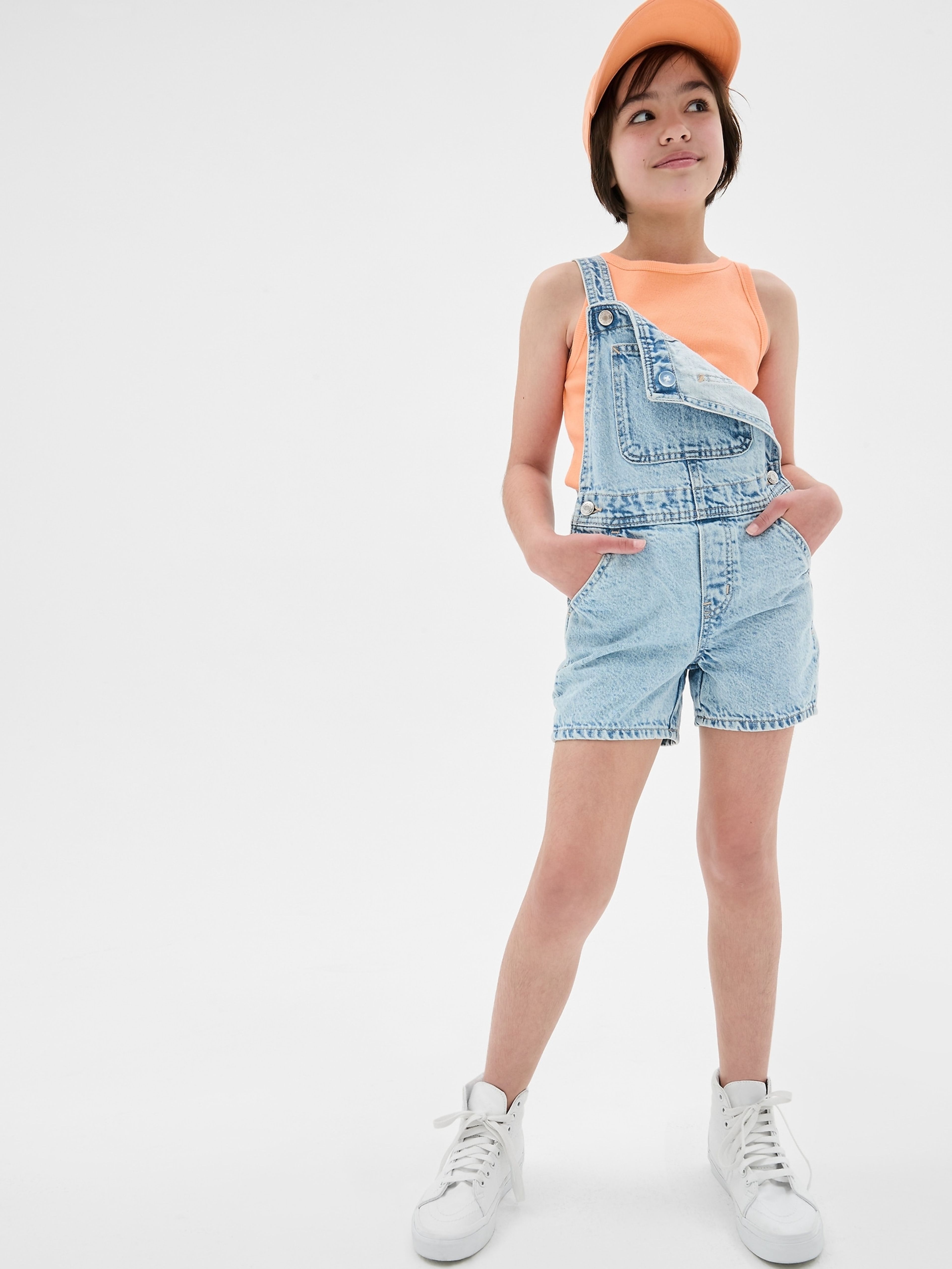 Kinder Jeans Shorts mit Schnürung