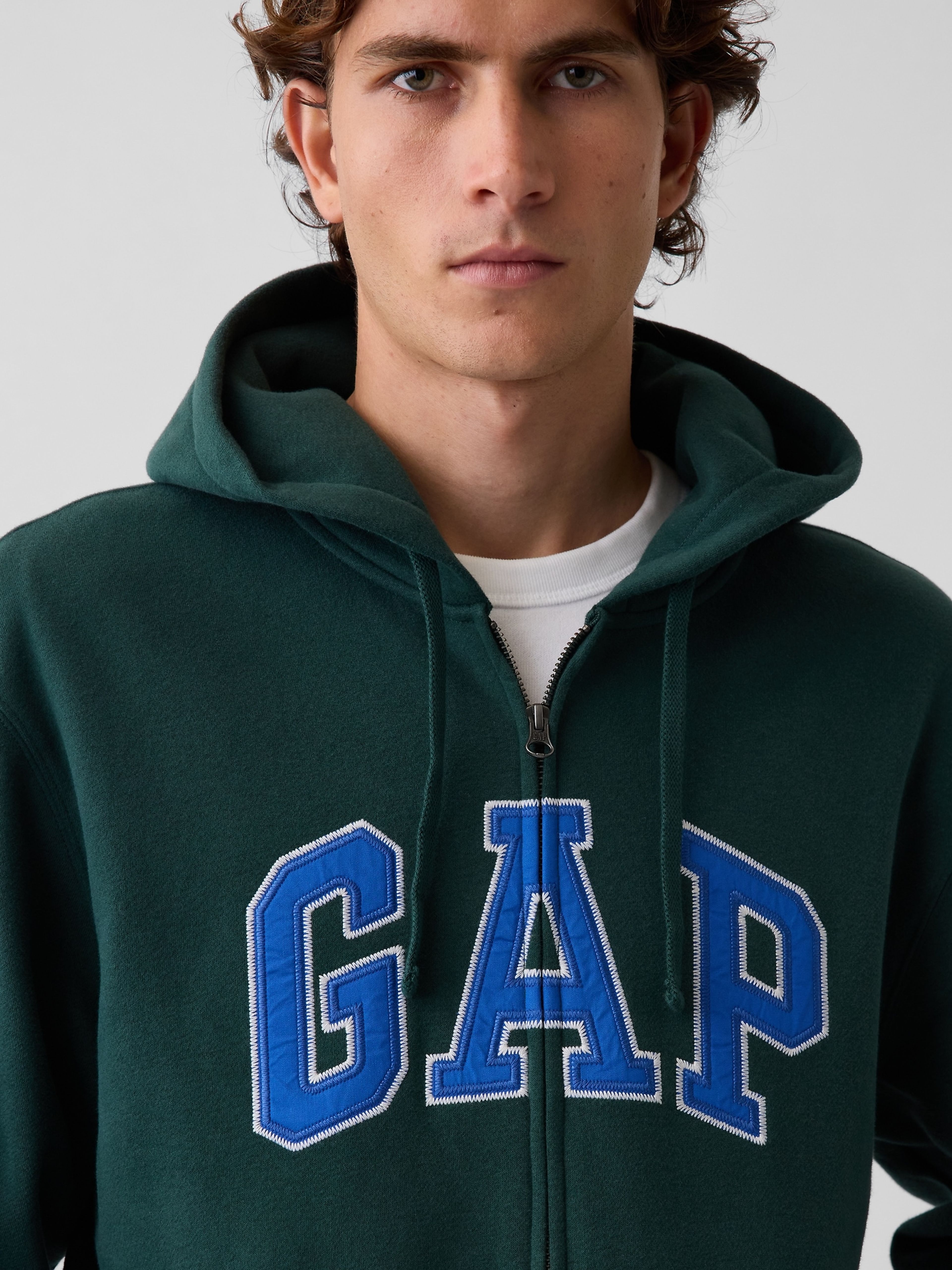 Sweat à capuche VintageSoft unisex avec logo - 004