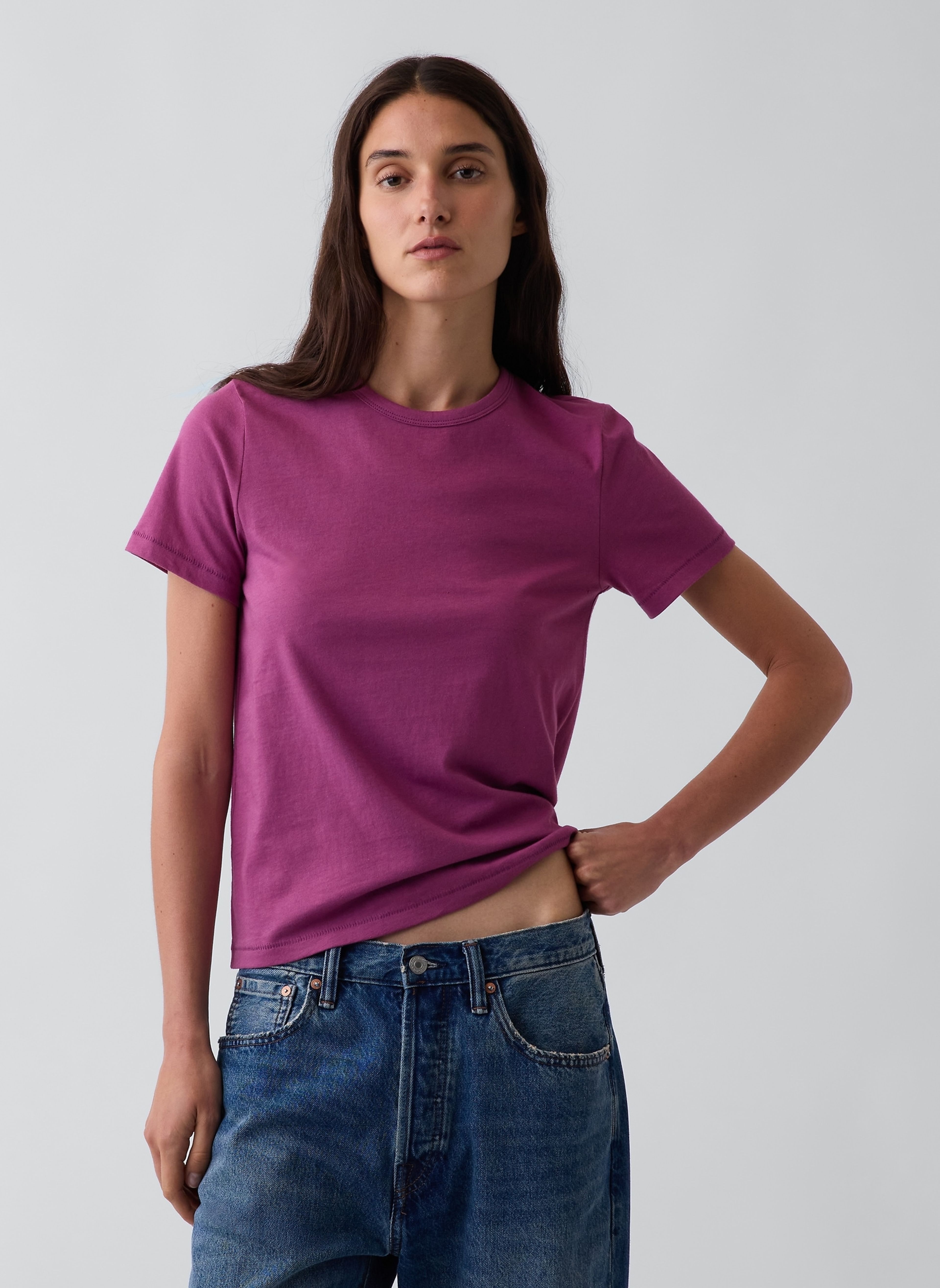 Katoenen T-shirt VintageSoft - 002