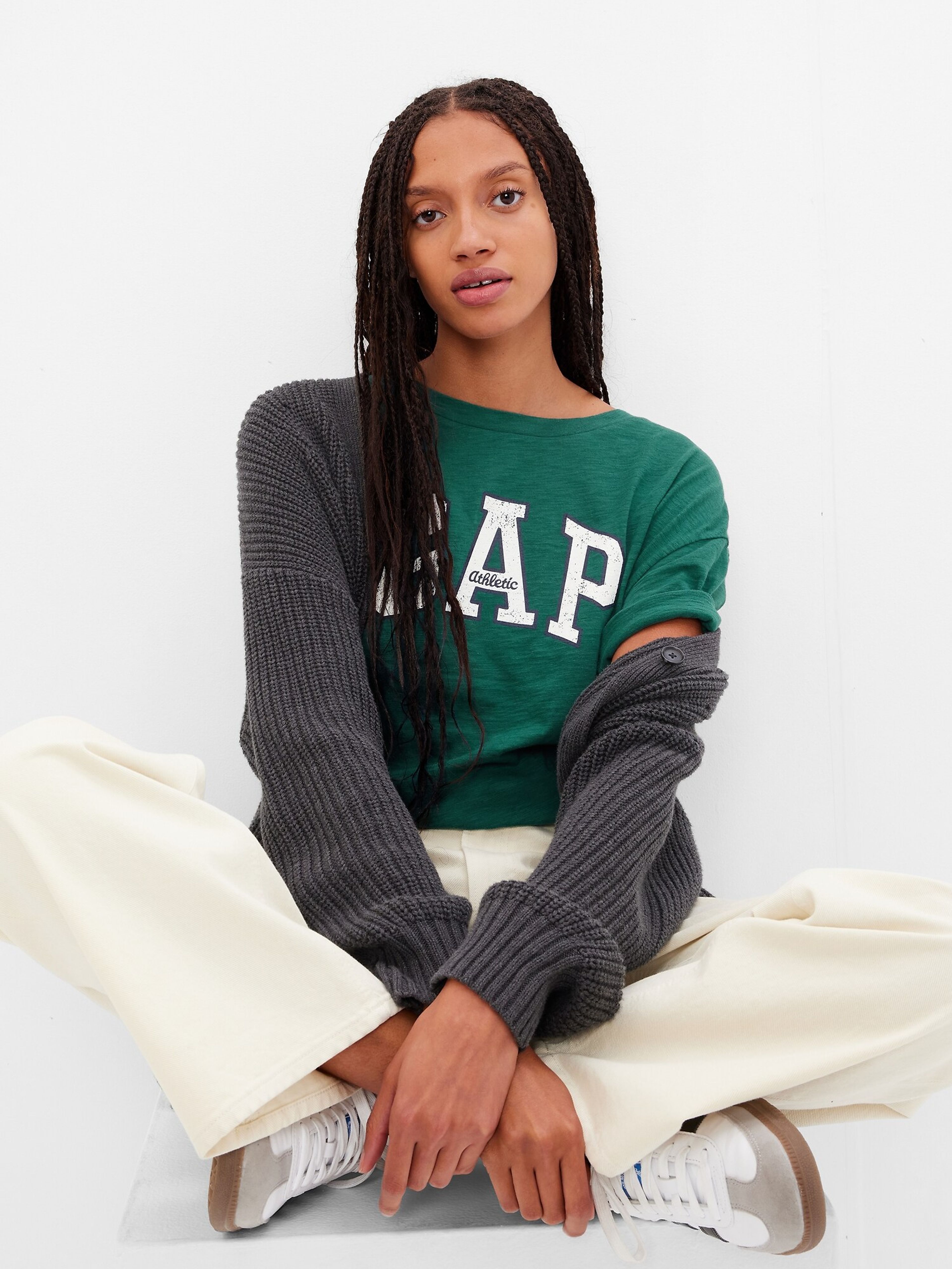 Koszulka organic z logo GAP