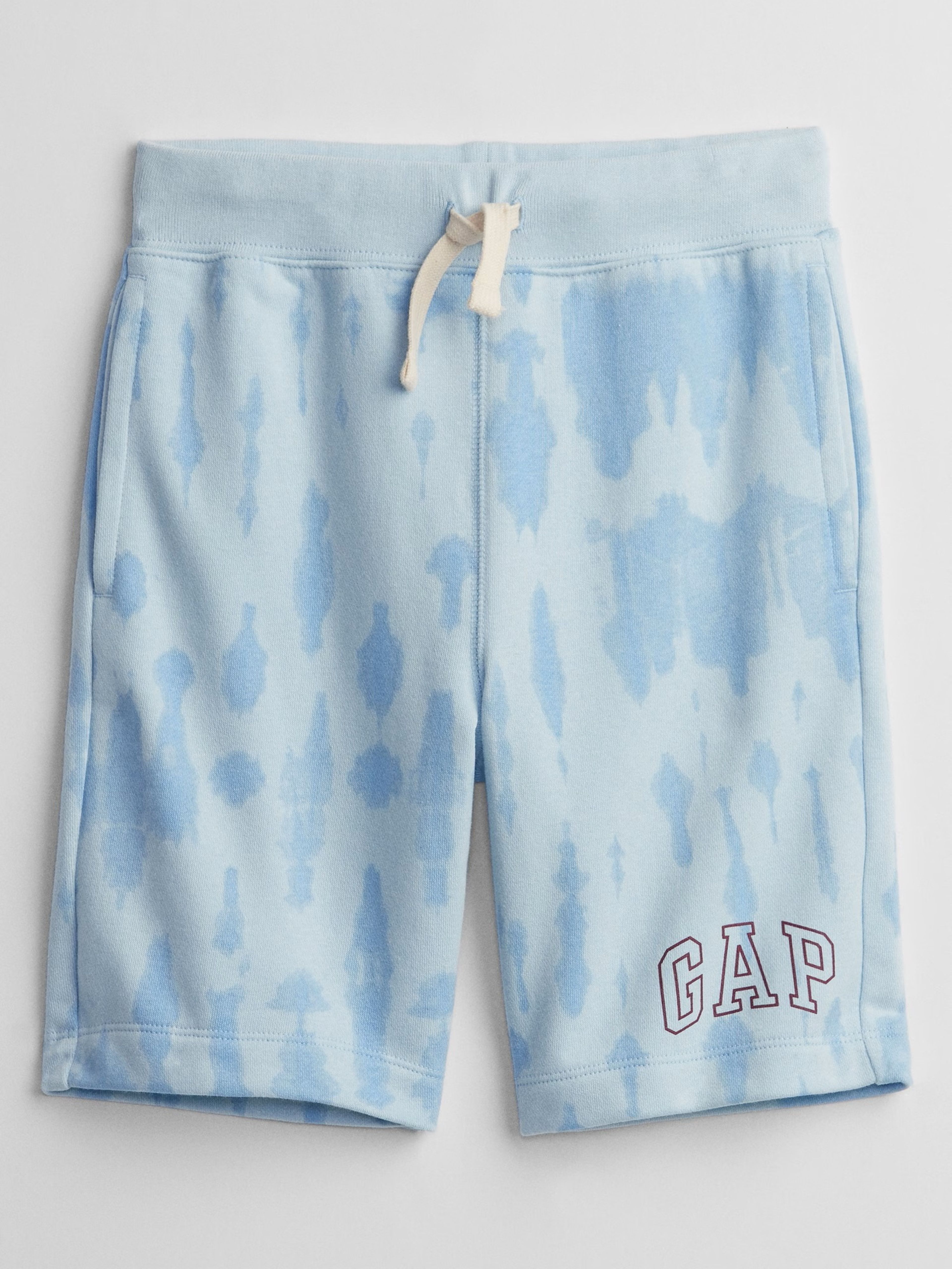 Batik-Shorts für Kinder Logo