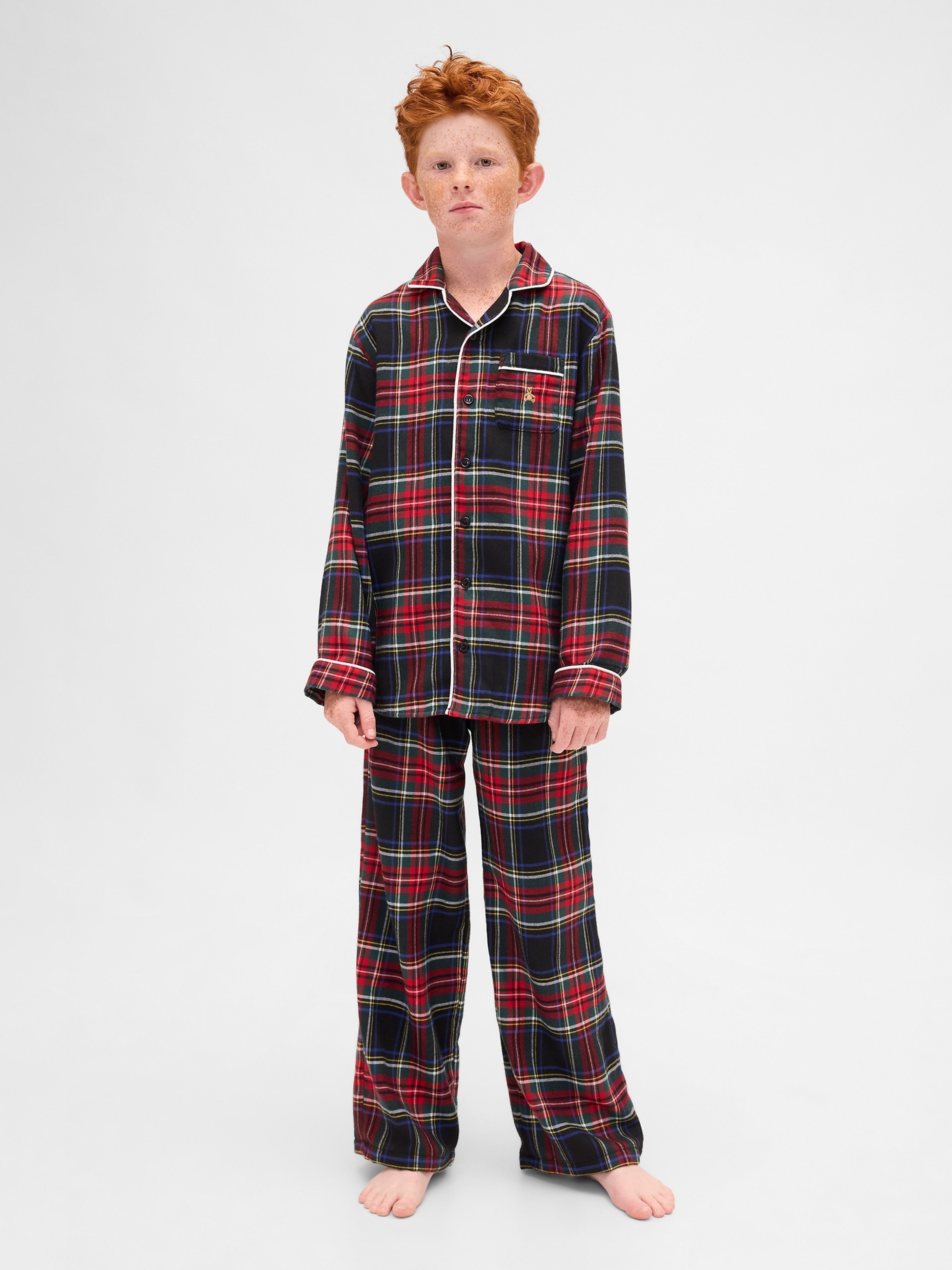 Dziecięcy komplet piżamowy flanelowy Brannan Bear - 003