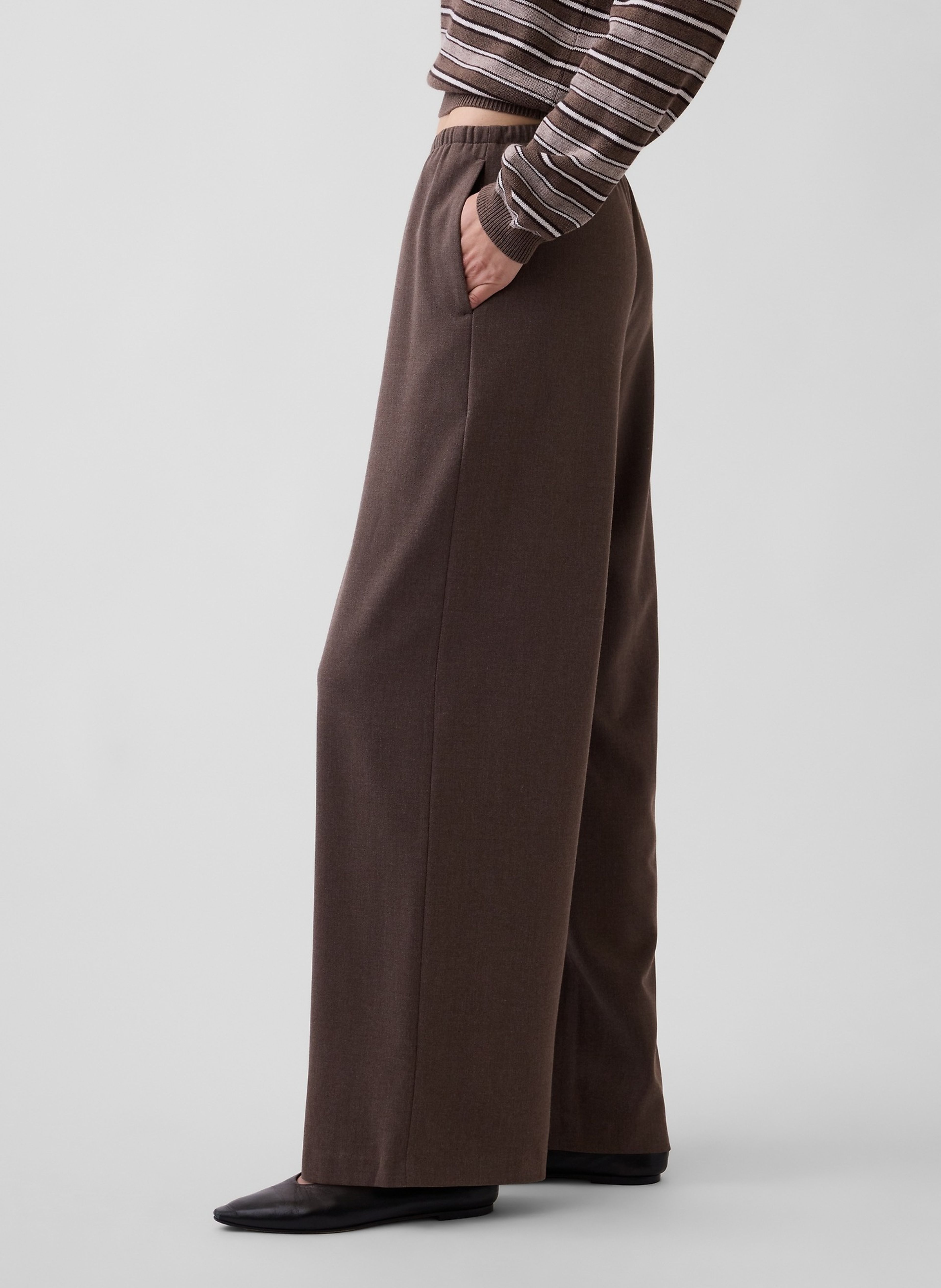 Nohavice wide-leg Easy - 003