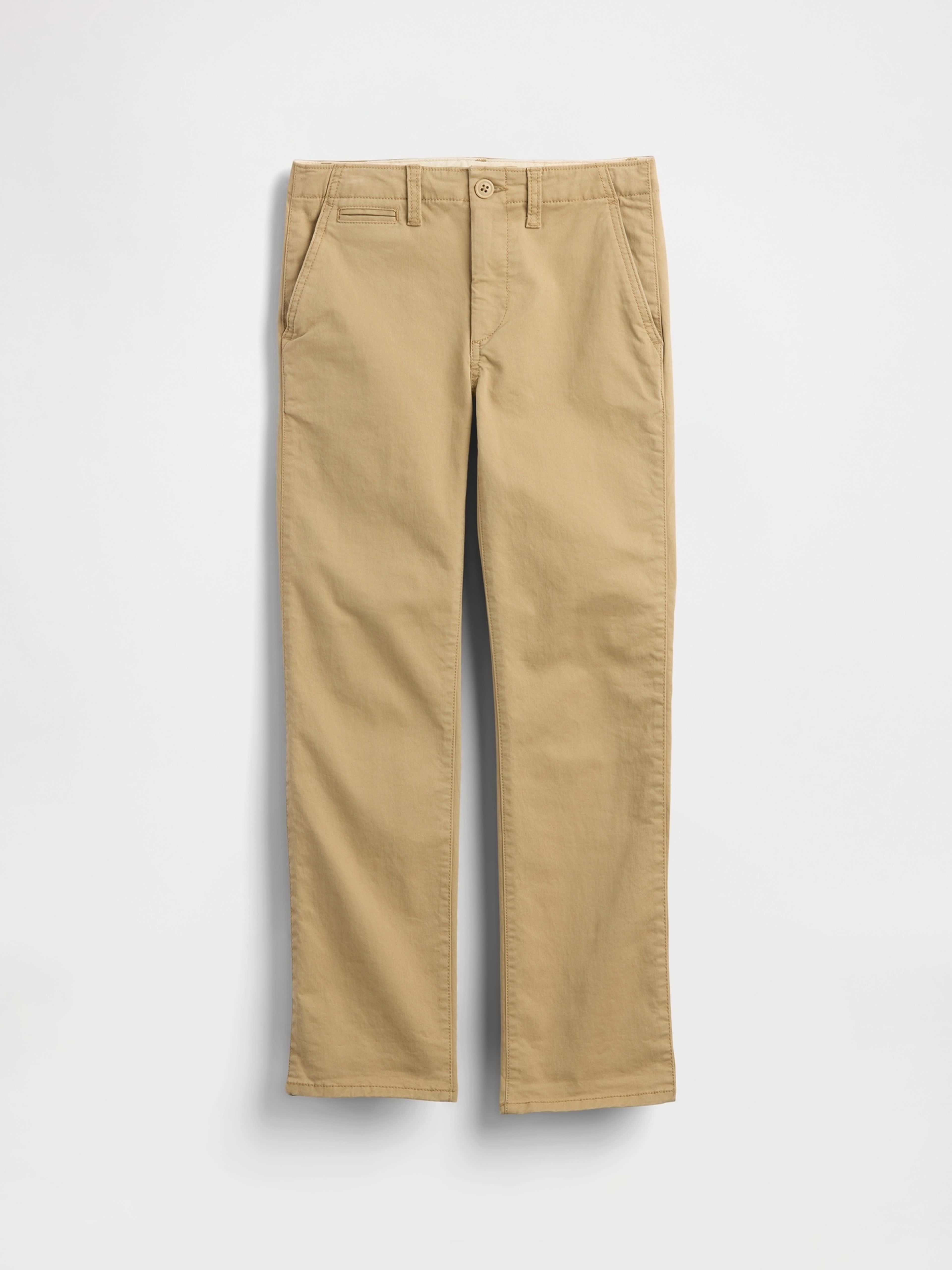 Spodnie dziecięce khaki Straight Stretch - 005