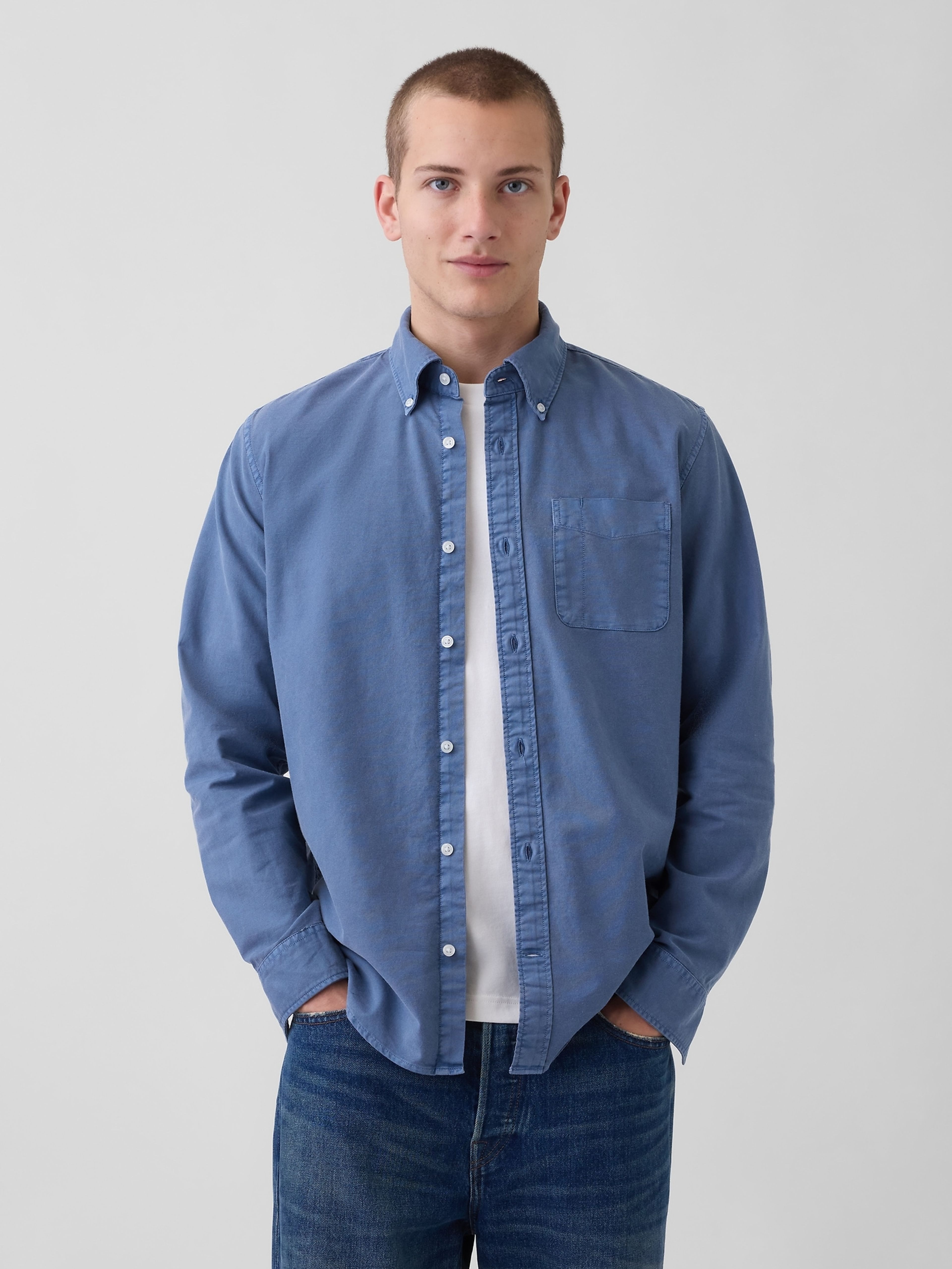 Karo-Oxford-Hemd Overshirt