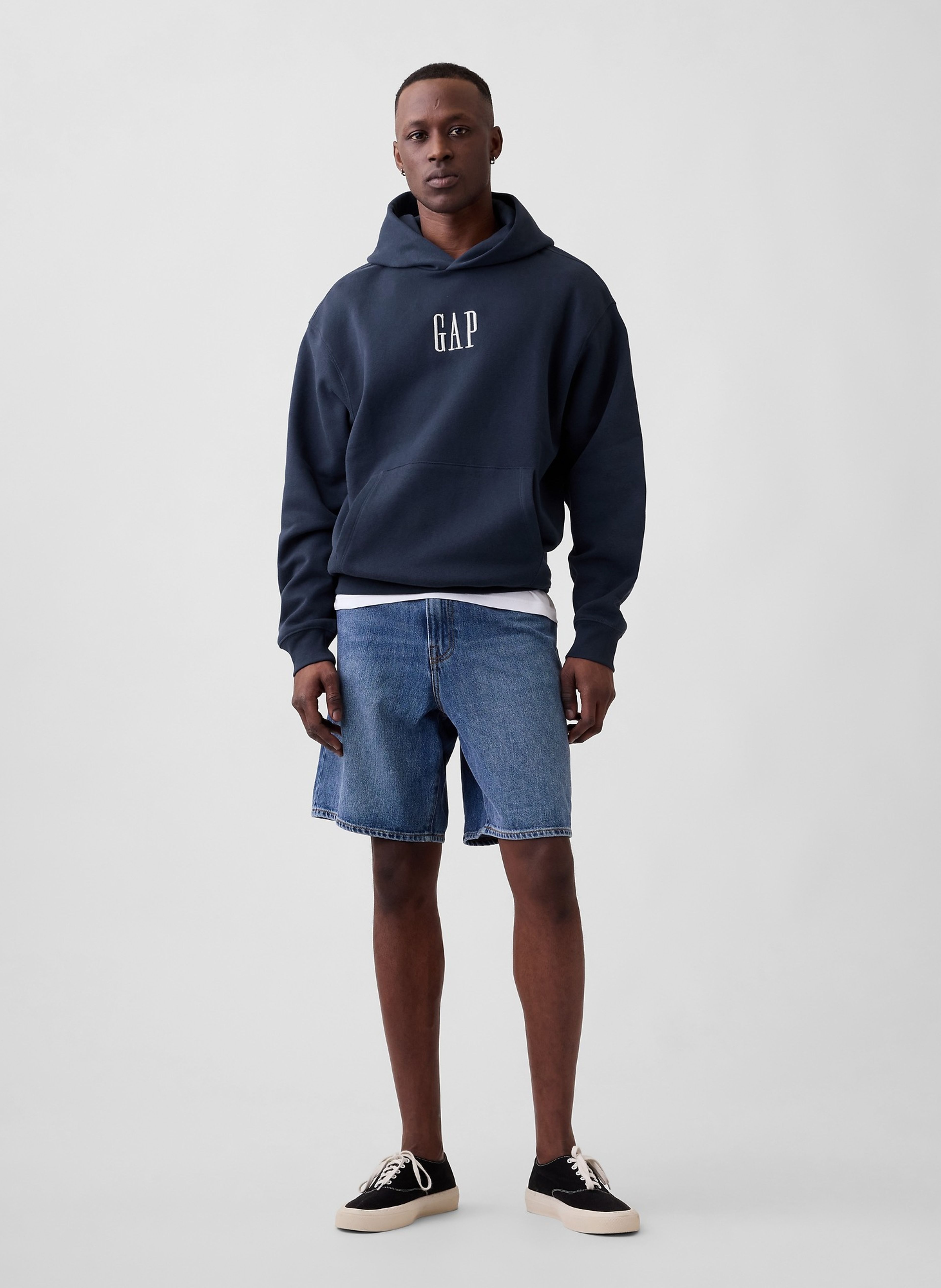 Hanorac oversize VintageSoft unisex cu logo - 003