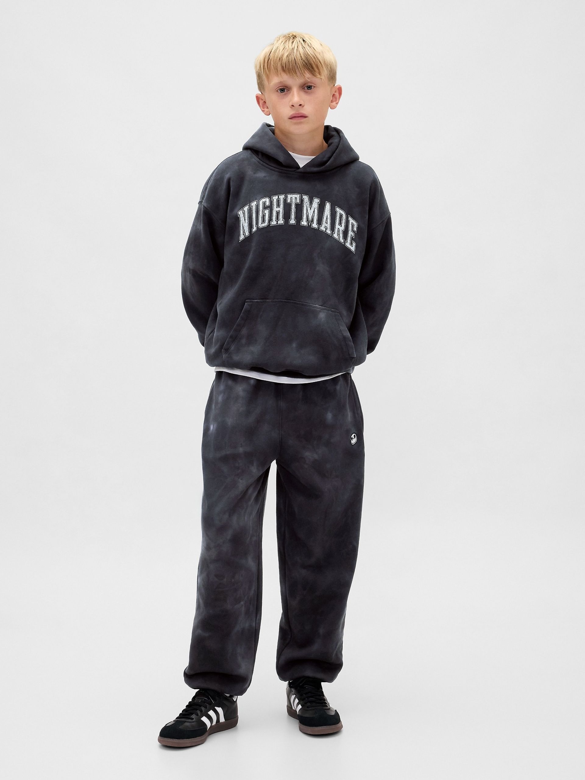 Pantaloni in felpa bambini Gap × The Nightmare Before Christmas unisex - 001