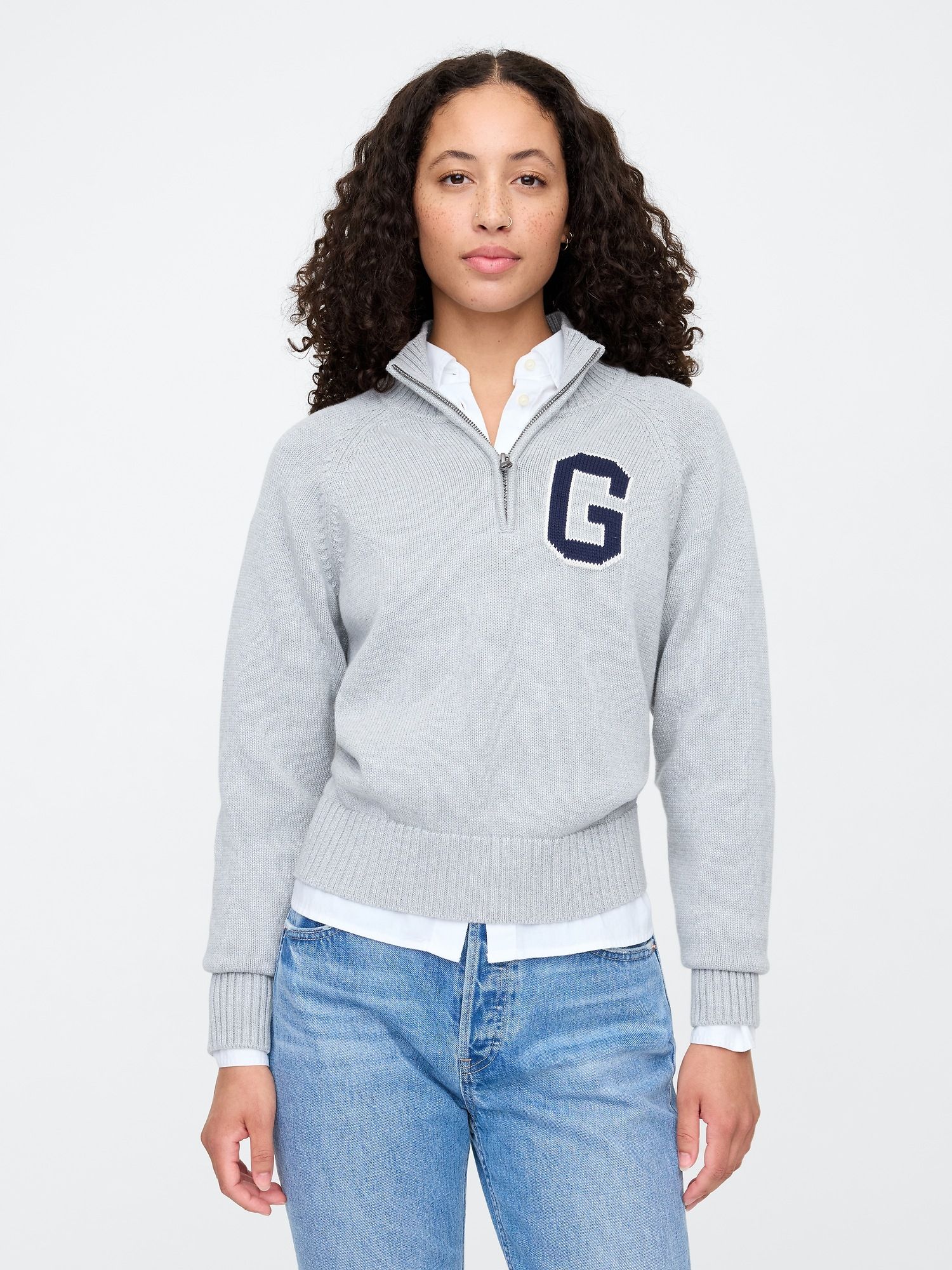 Sweat à capuche bleu clair avec logo Gap GAP pour Femme | OVS