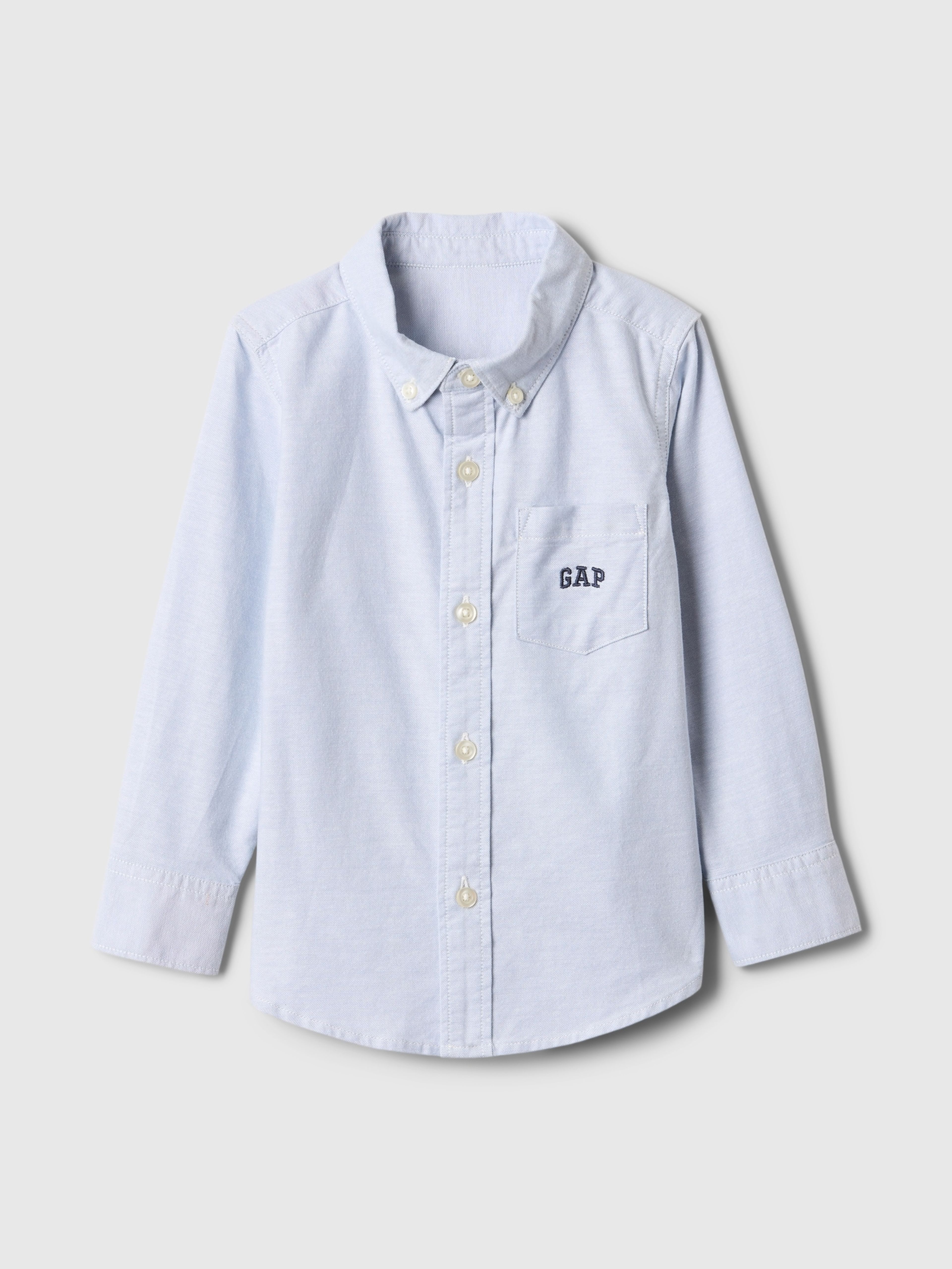 Baby Oxford-Hemd mit Logo