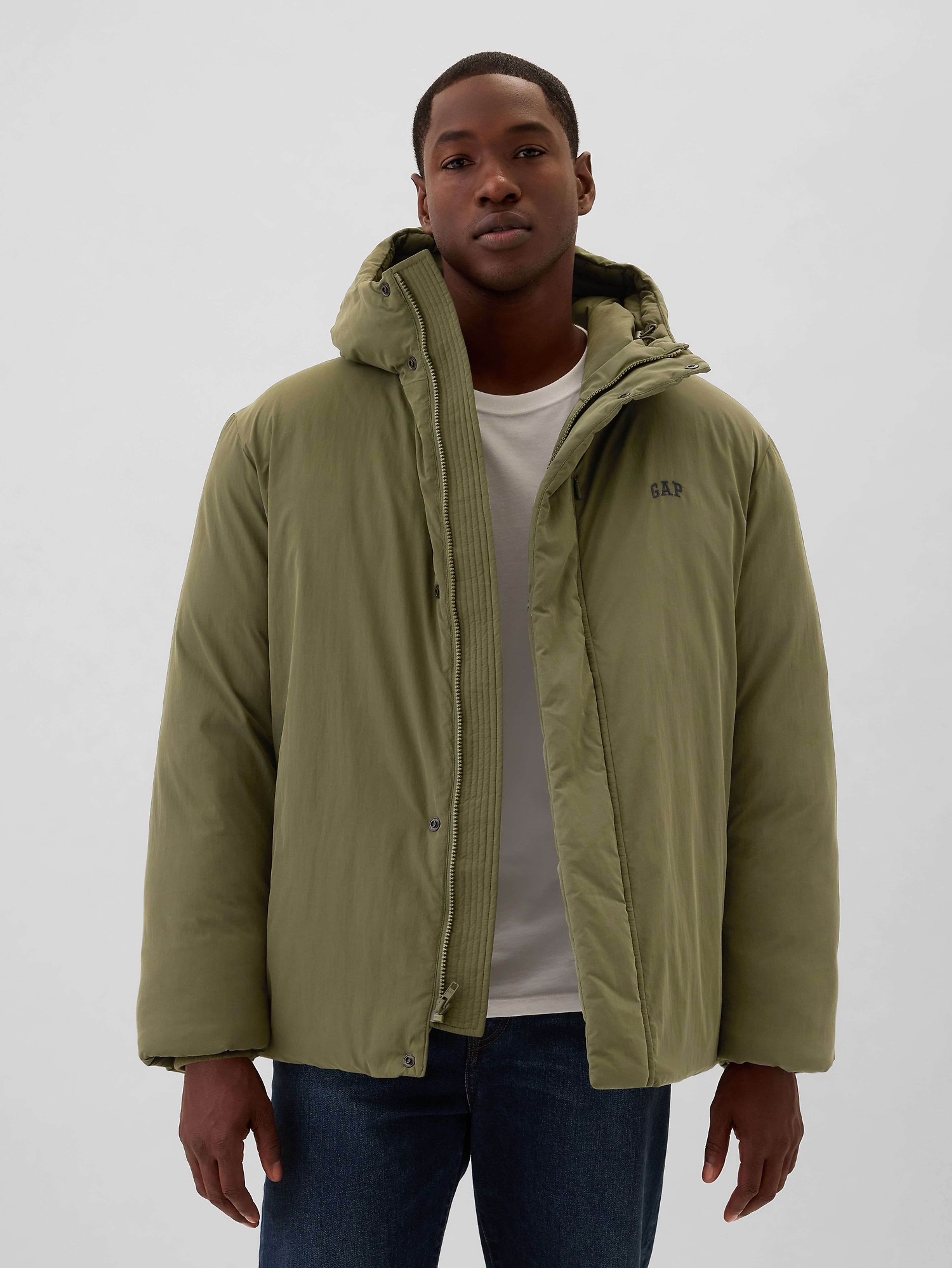 Wasserdichte Winterjacke mit Kapuze