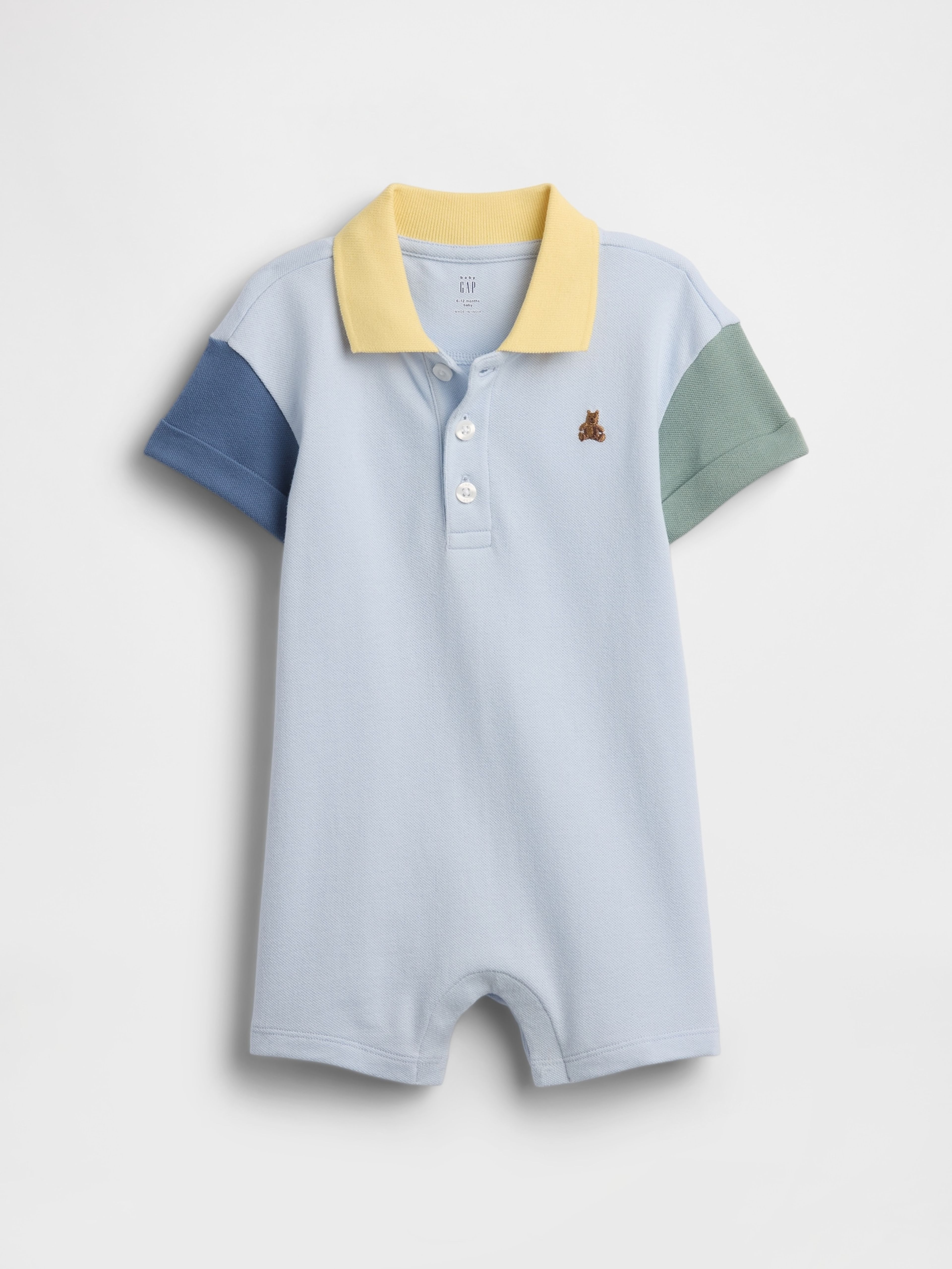 Baby Polo-Overall Brannan Bear