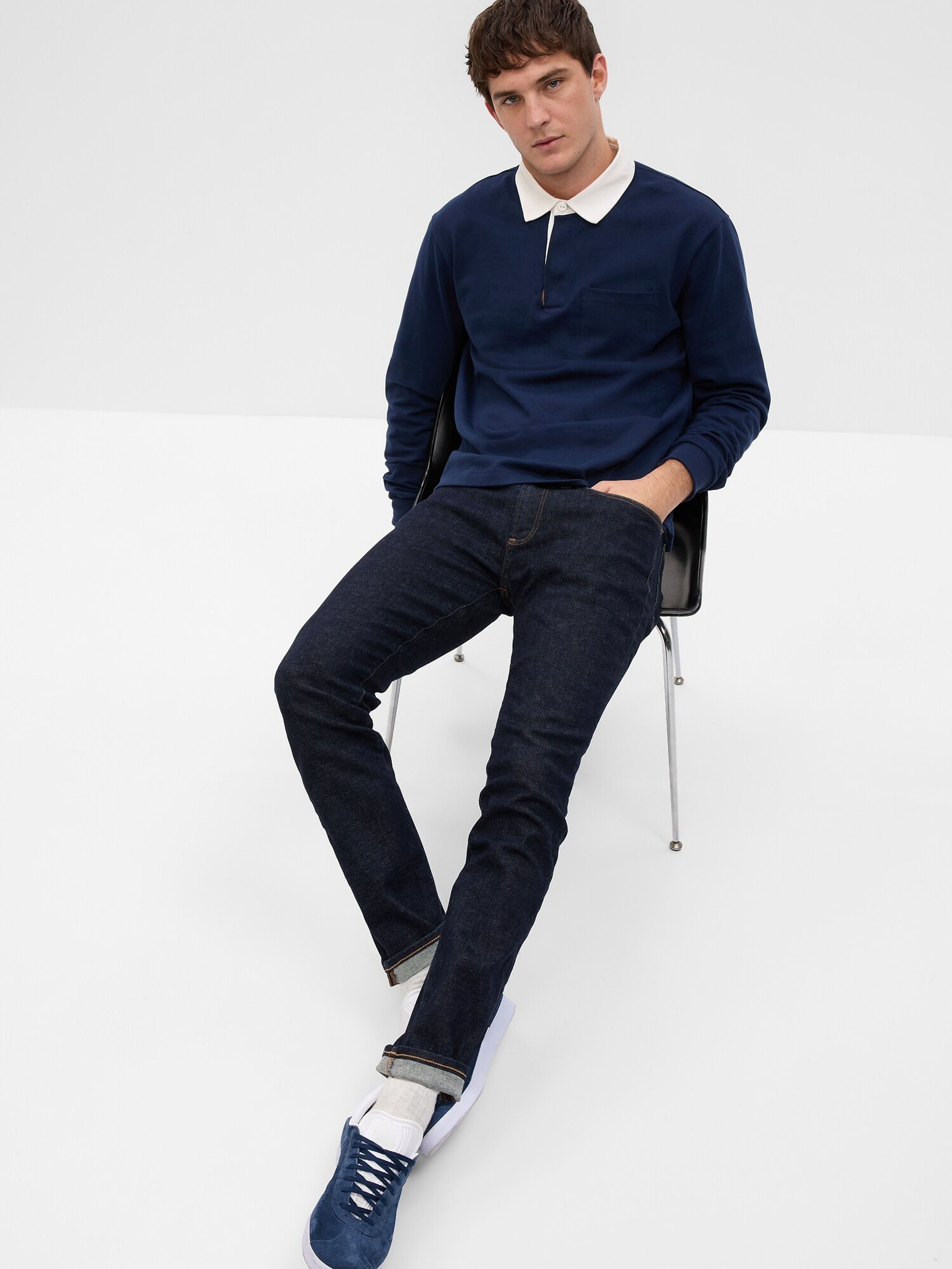 Nadrágok skinny GapFlex Soft Wear