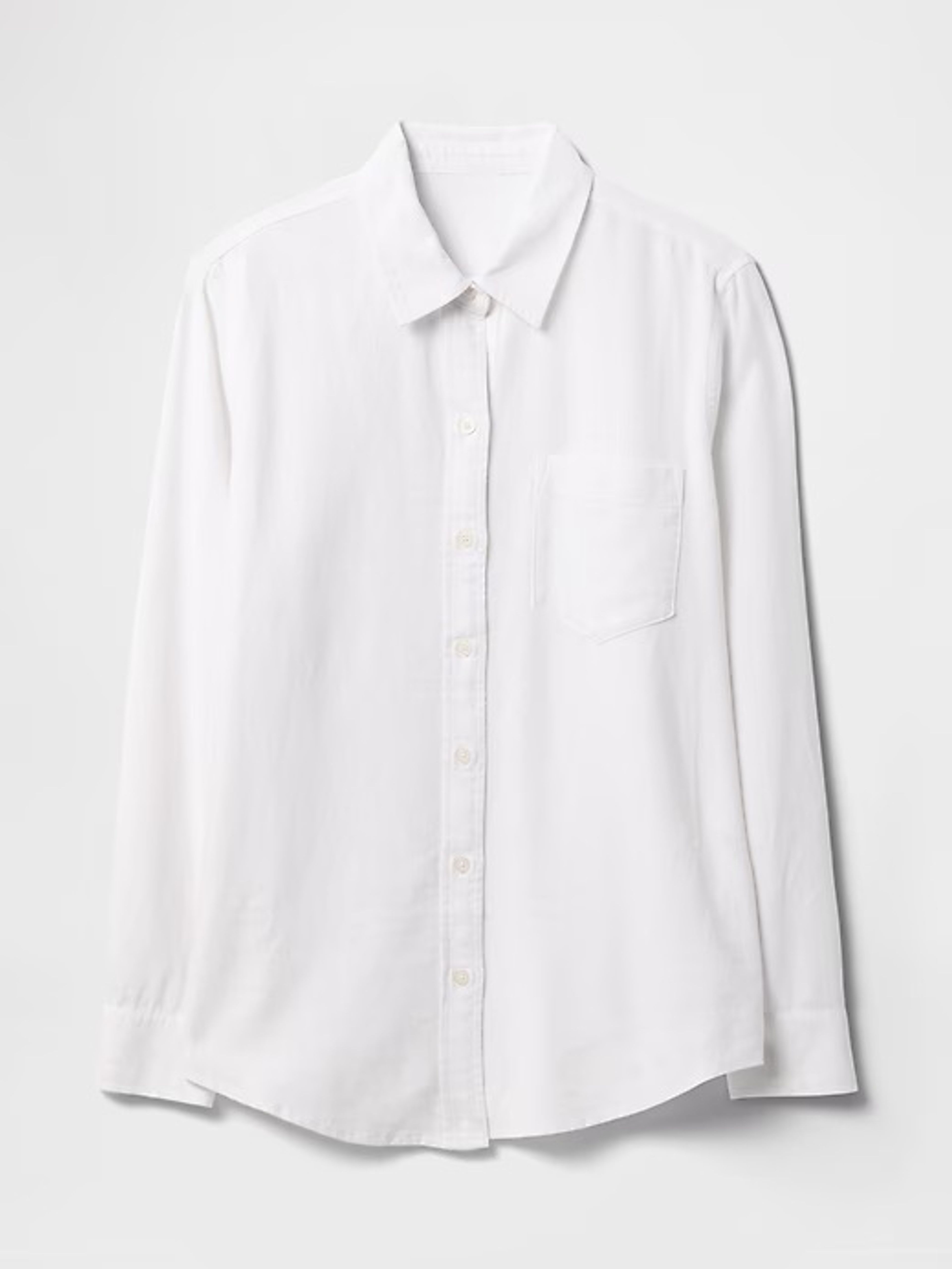 Oversize Hemd aus Leinenmischung Easy Shirt