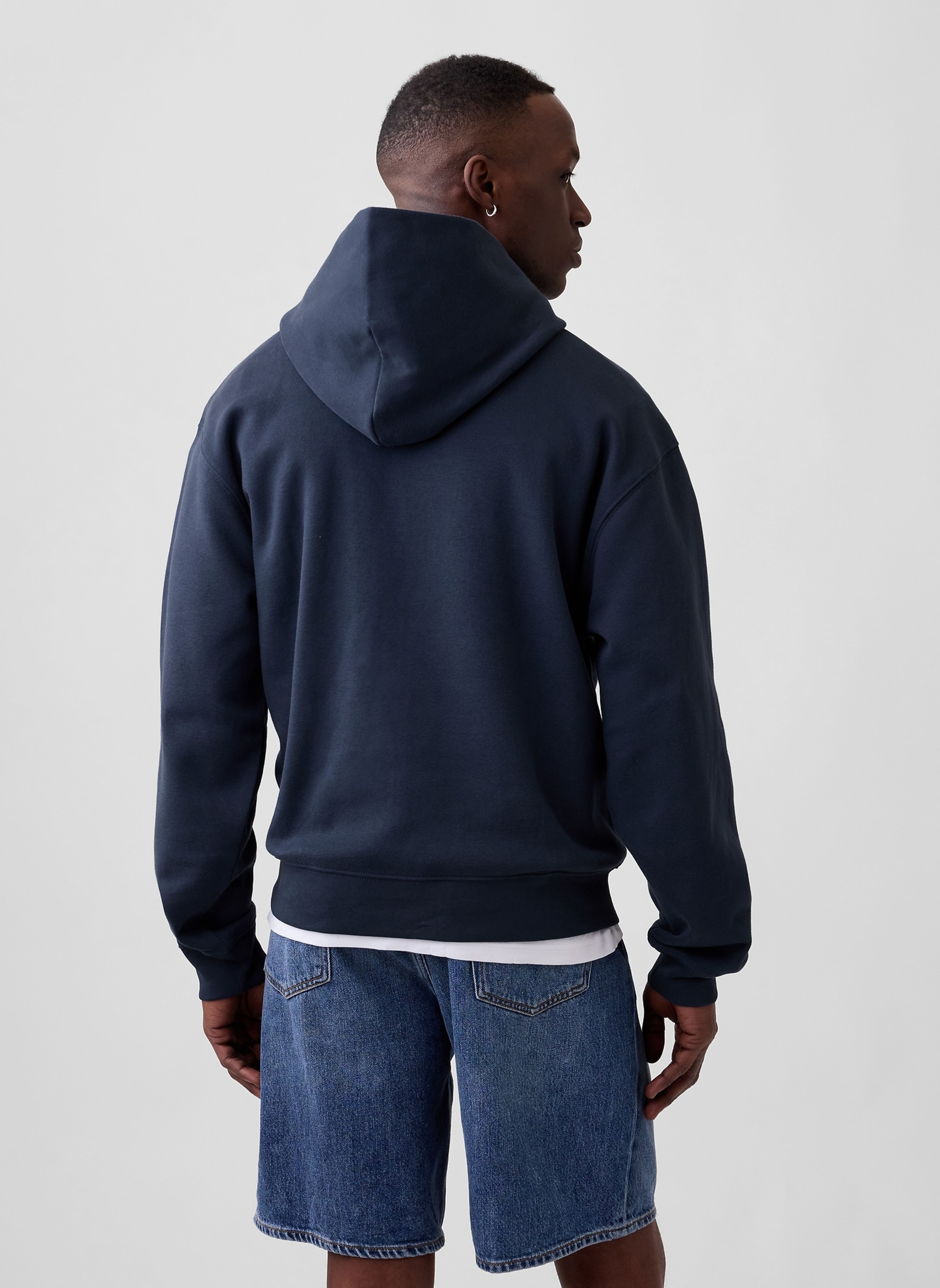 Hanorac oversize VintageSoft unisex cu logo - 002