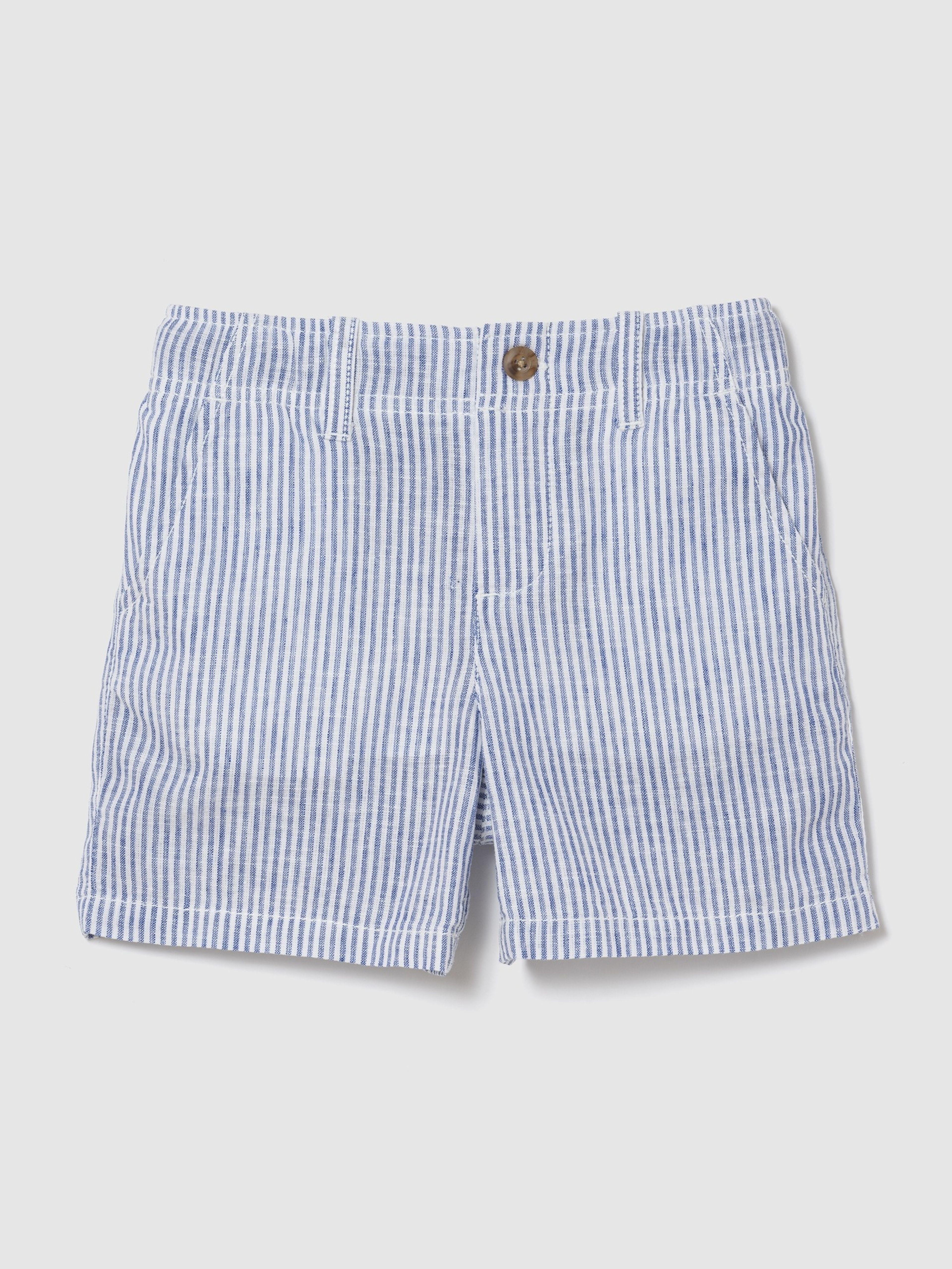 Baby lněné kraťasy