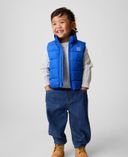 Bébé gilet avec logo-Bleu - 001