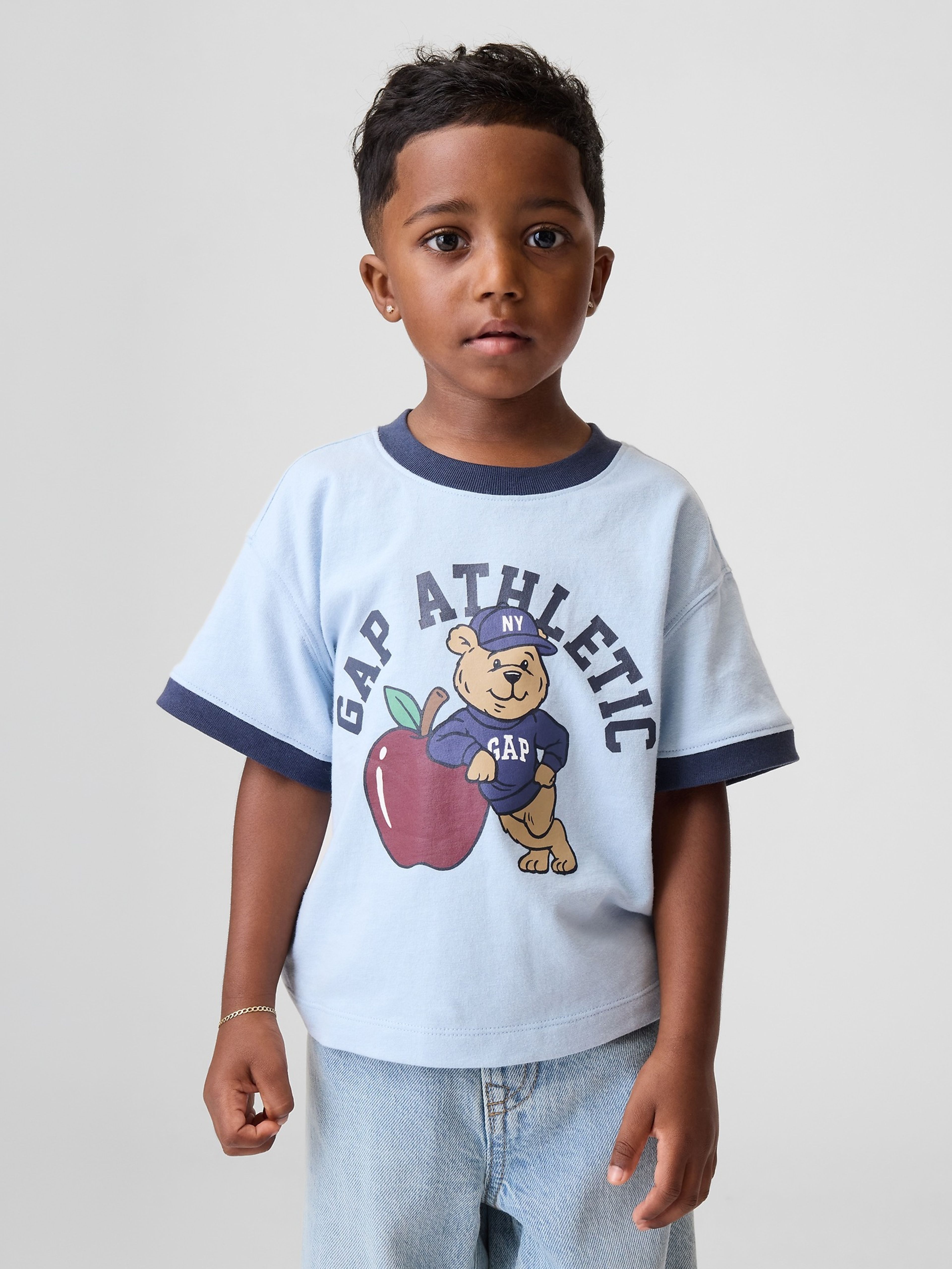 Camiseta bebé Brannan Bear con logo - 001