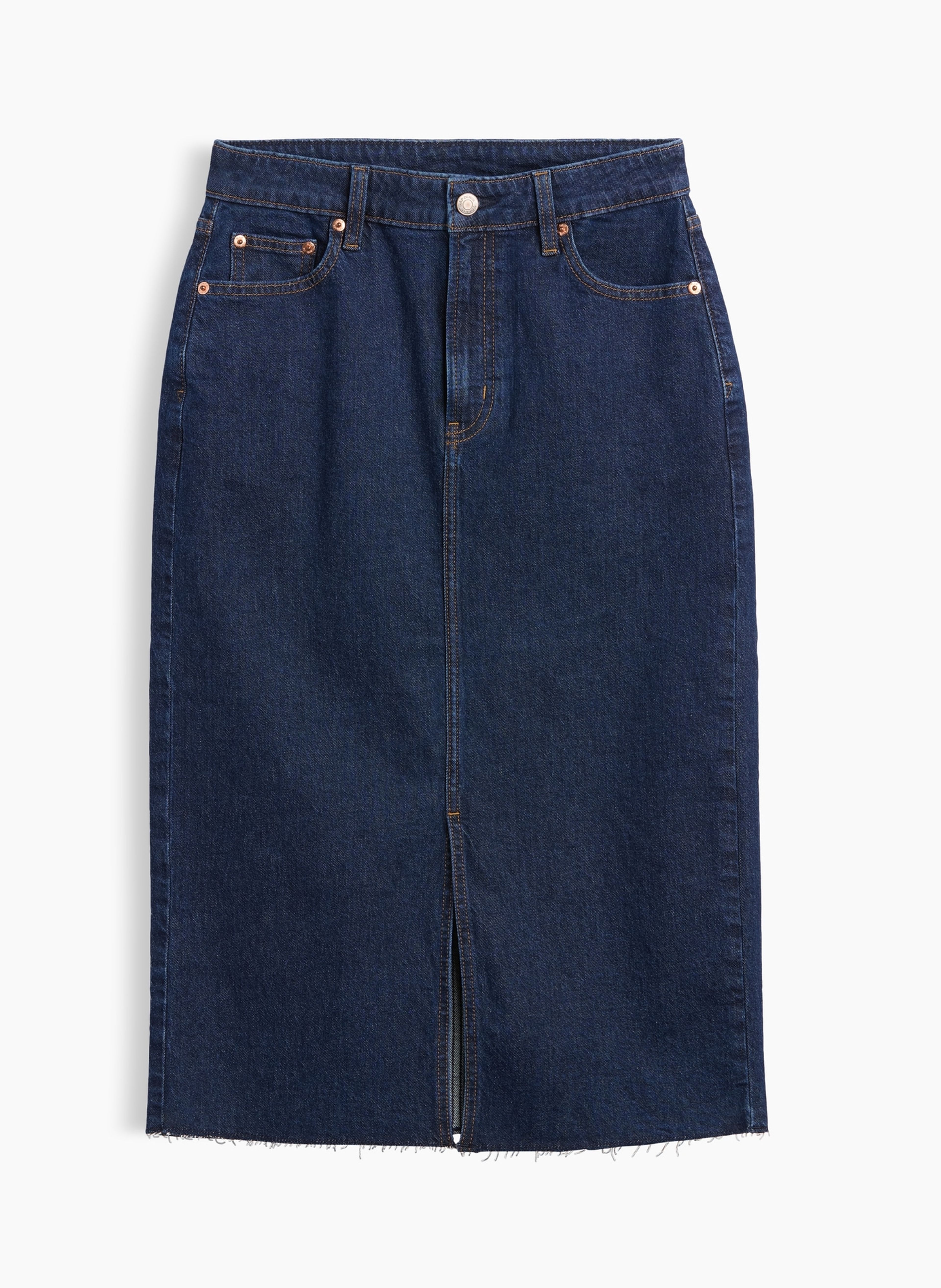 Jupe midi en jean - 005
