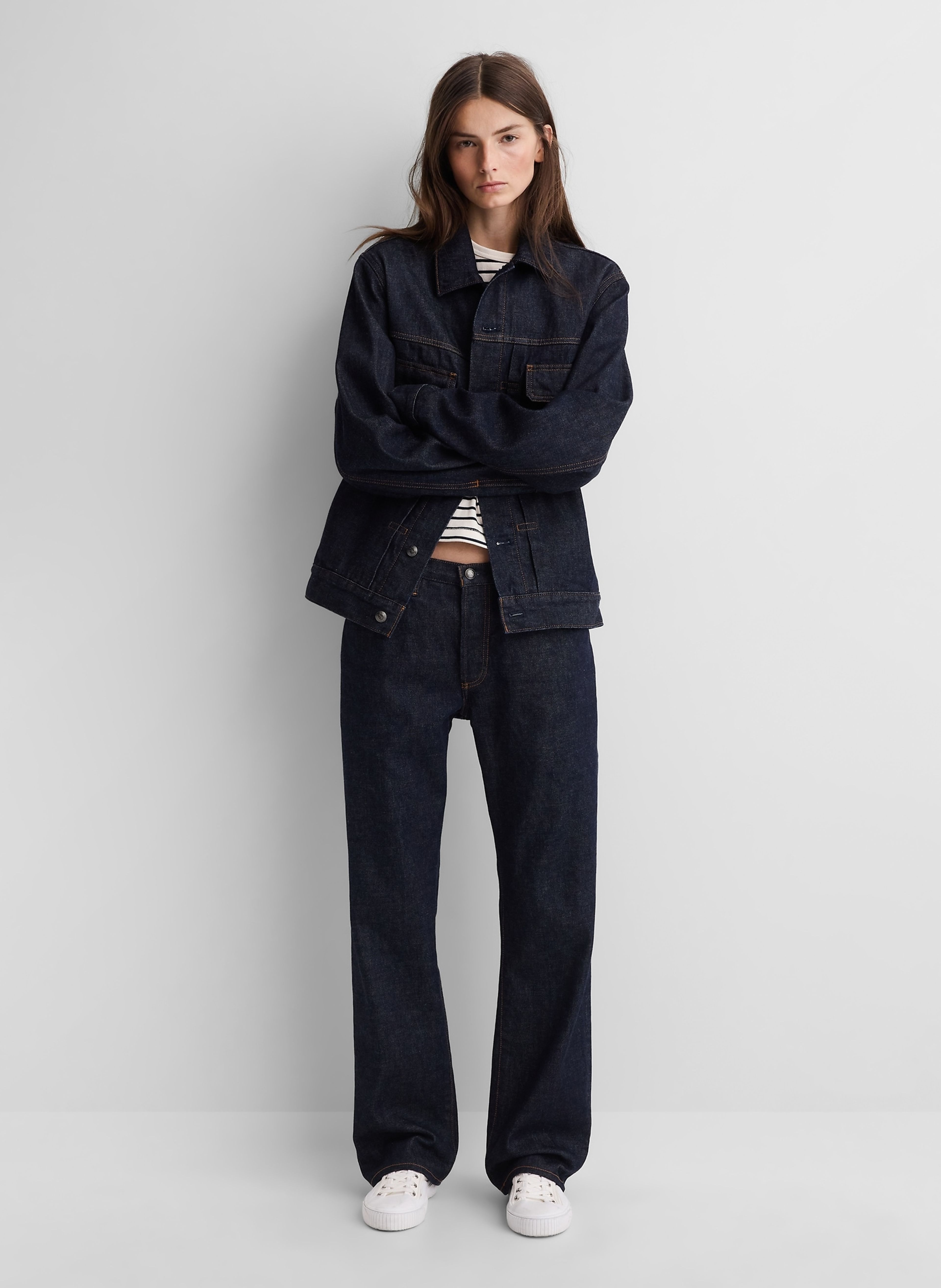 Spijkerjack van Japans denim Gap × A.P.C. unisex - 005