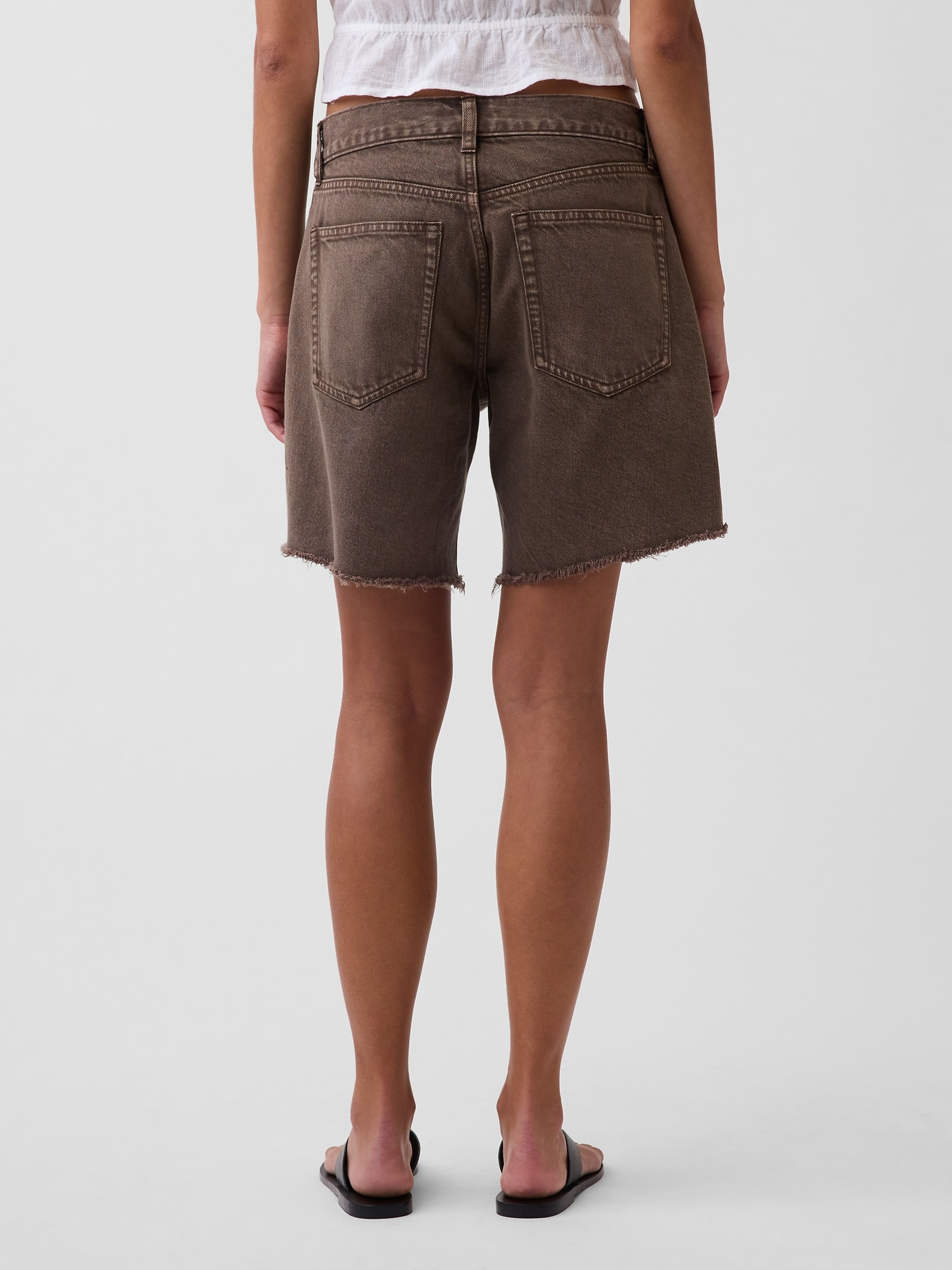 Bermudas vaqueras Mid Rise loose - 004