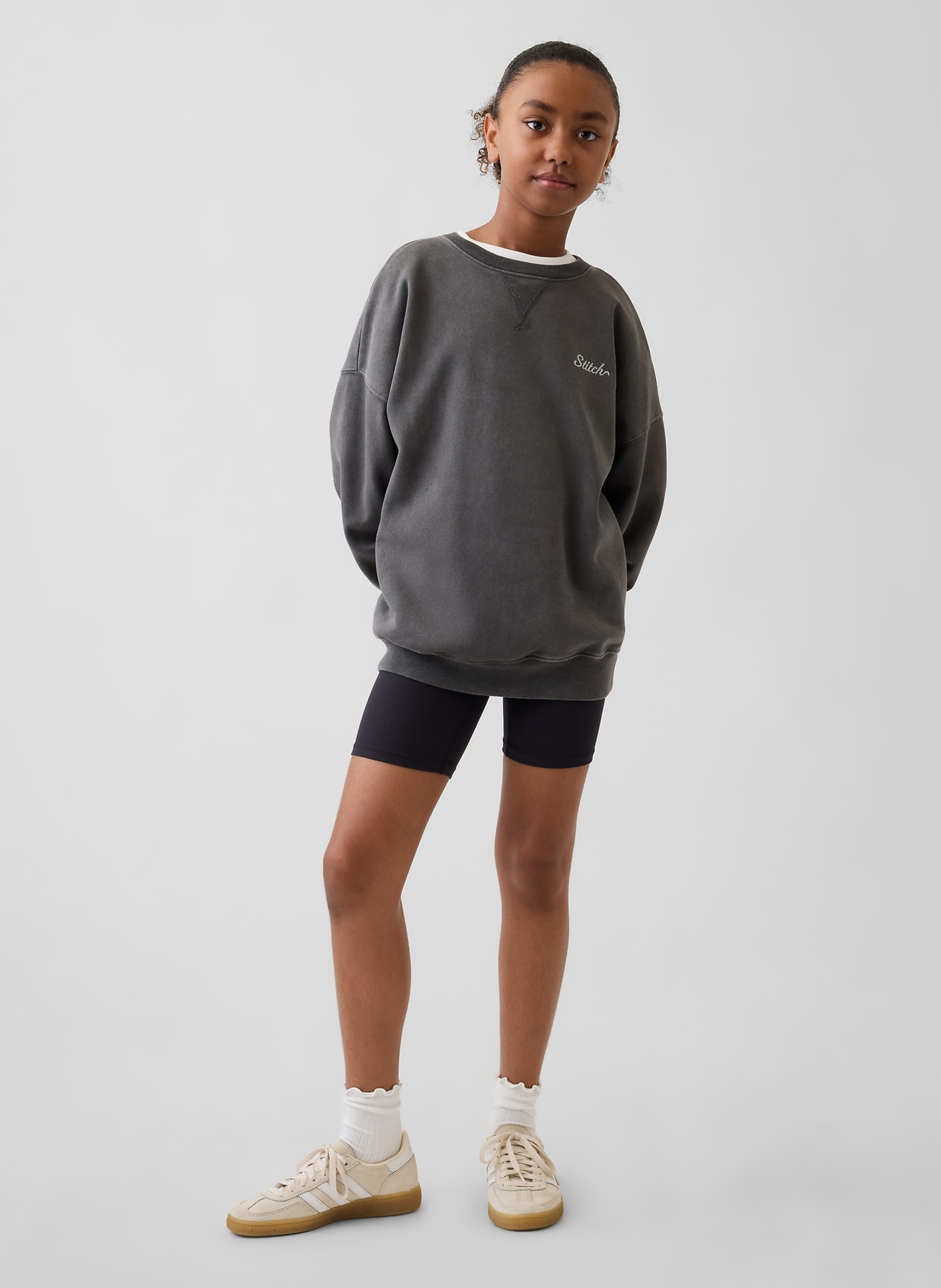 Sweatshirt oversize enfant Gap × Lilo et Stitch VintageSoft - 003