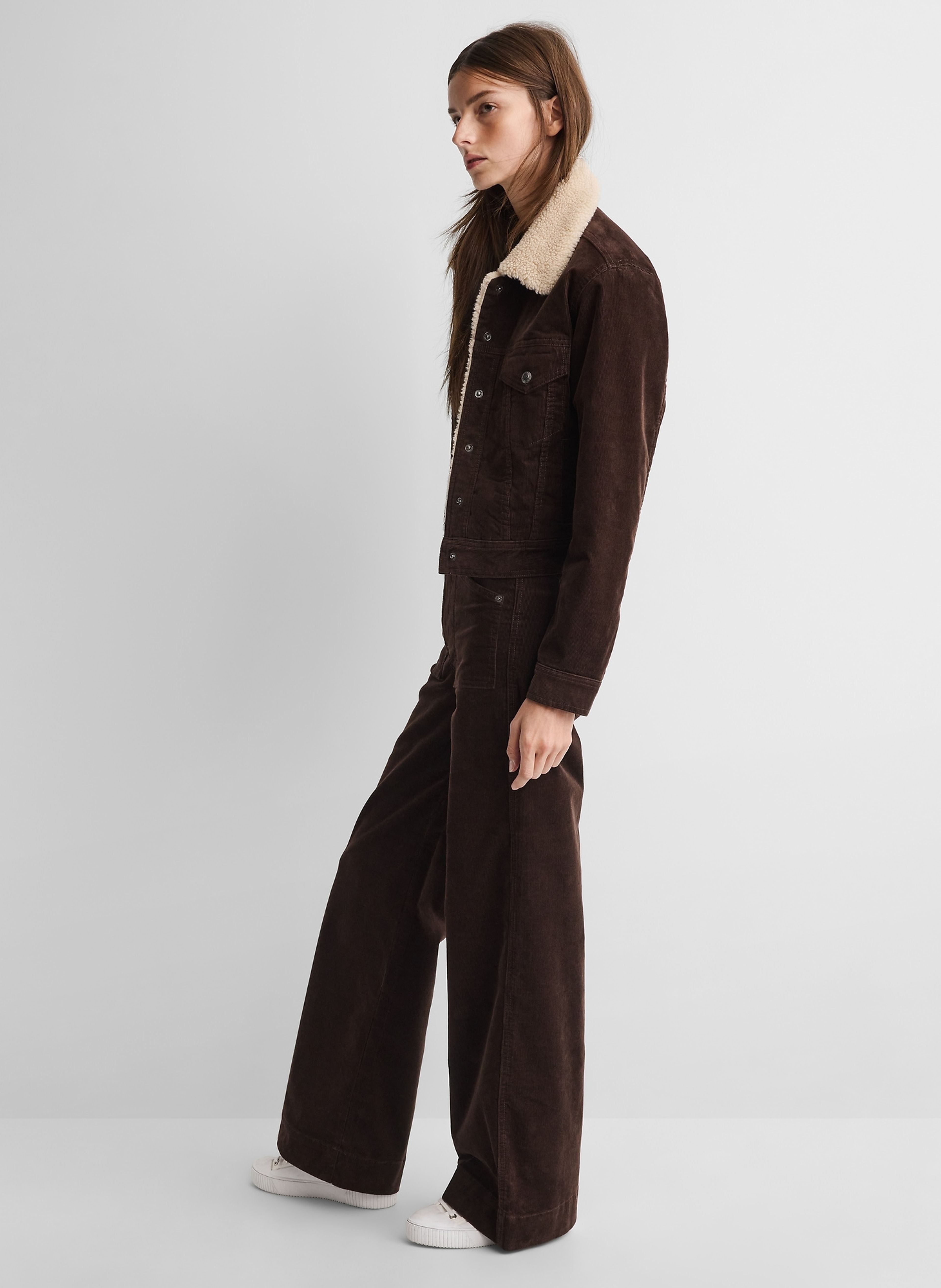 High Rise Stride corduroy broek Gap × A.P.C. - 004