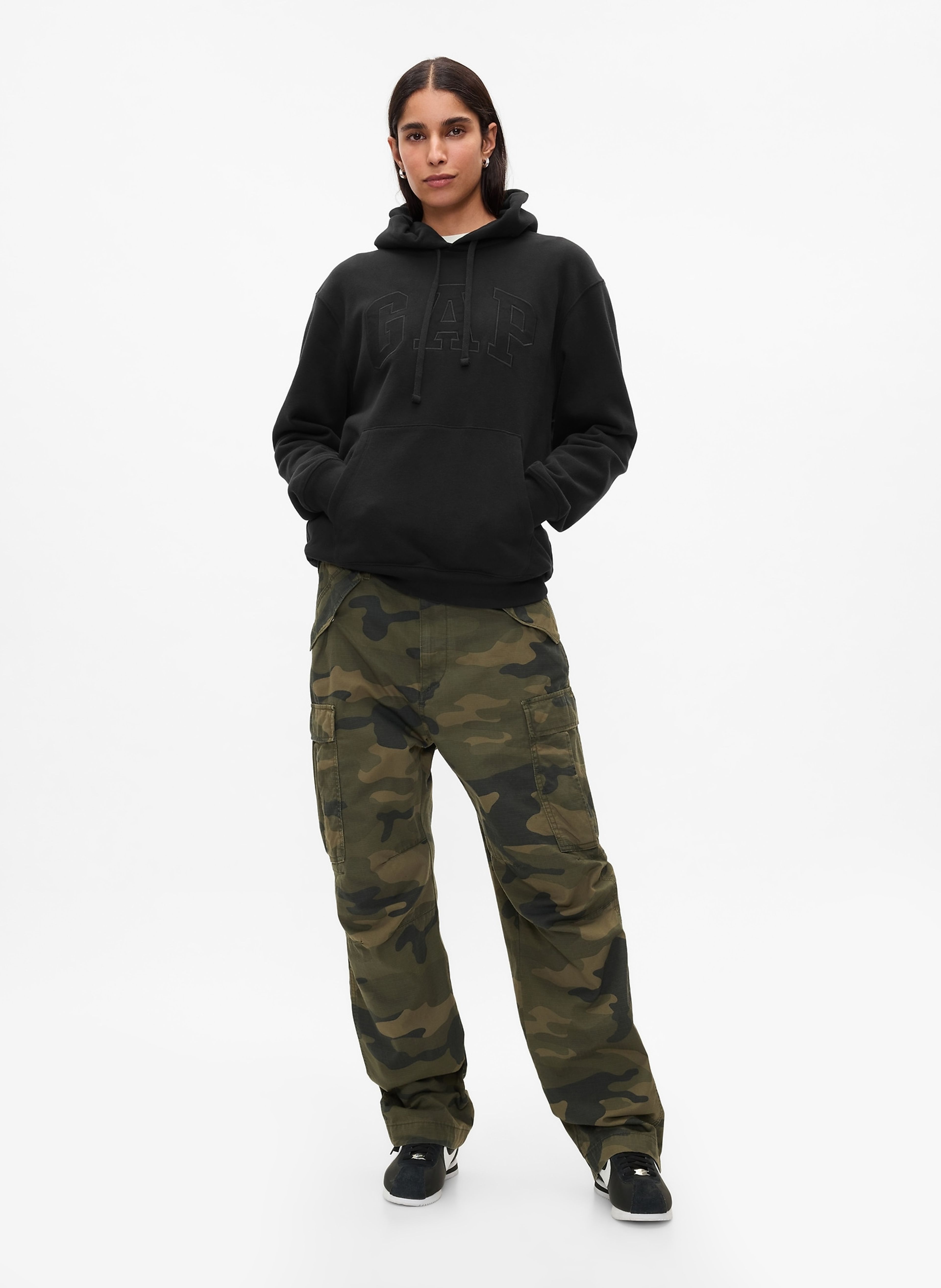VintageSoft Hoodie unisex mit Logo - 006