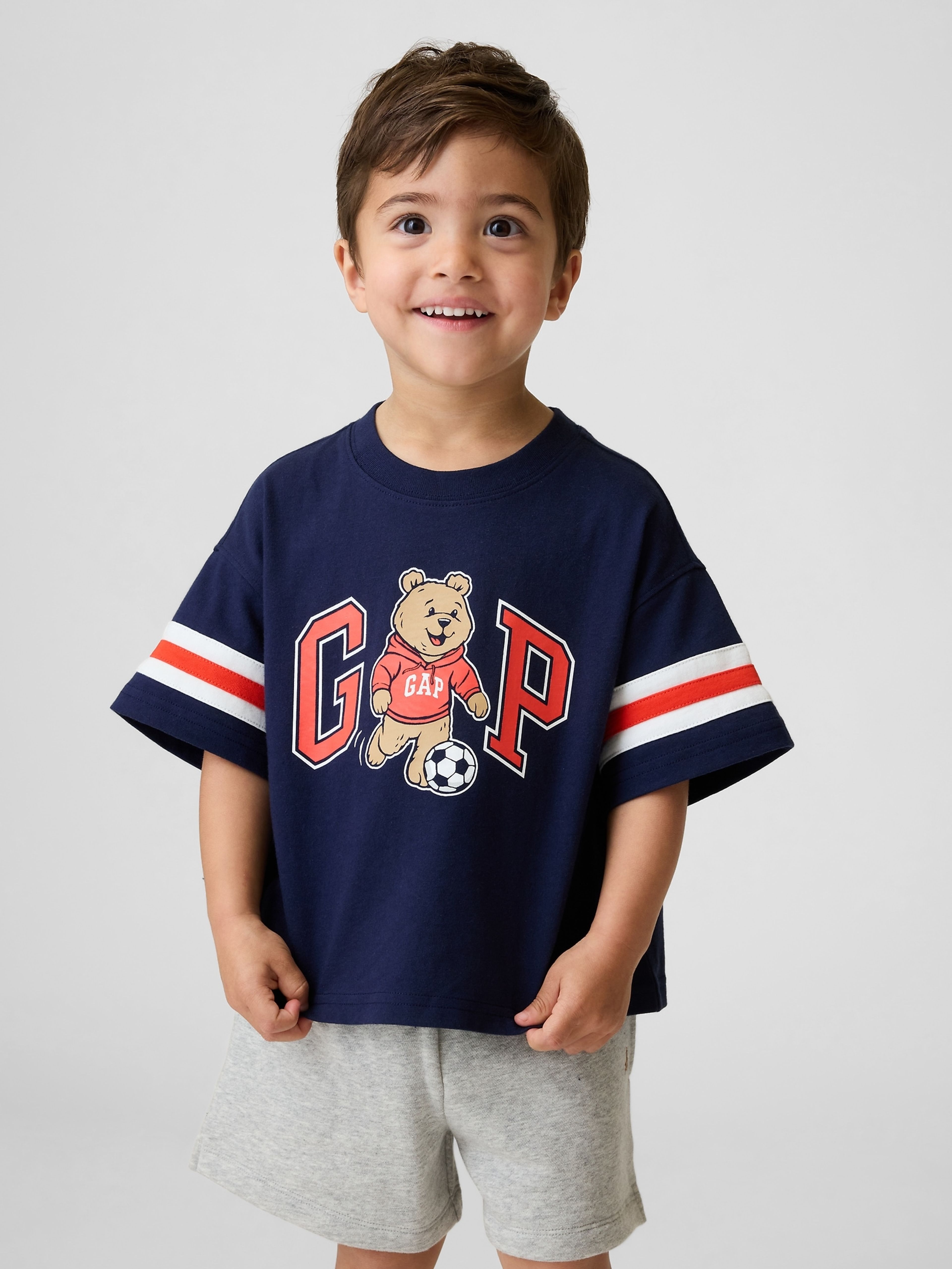 Baby oversize logós póló Brannan Bear
