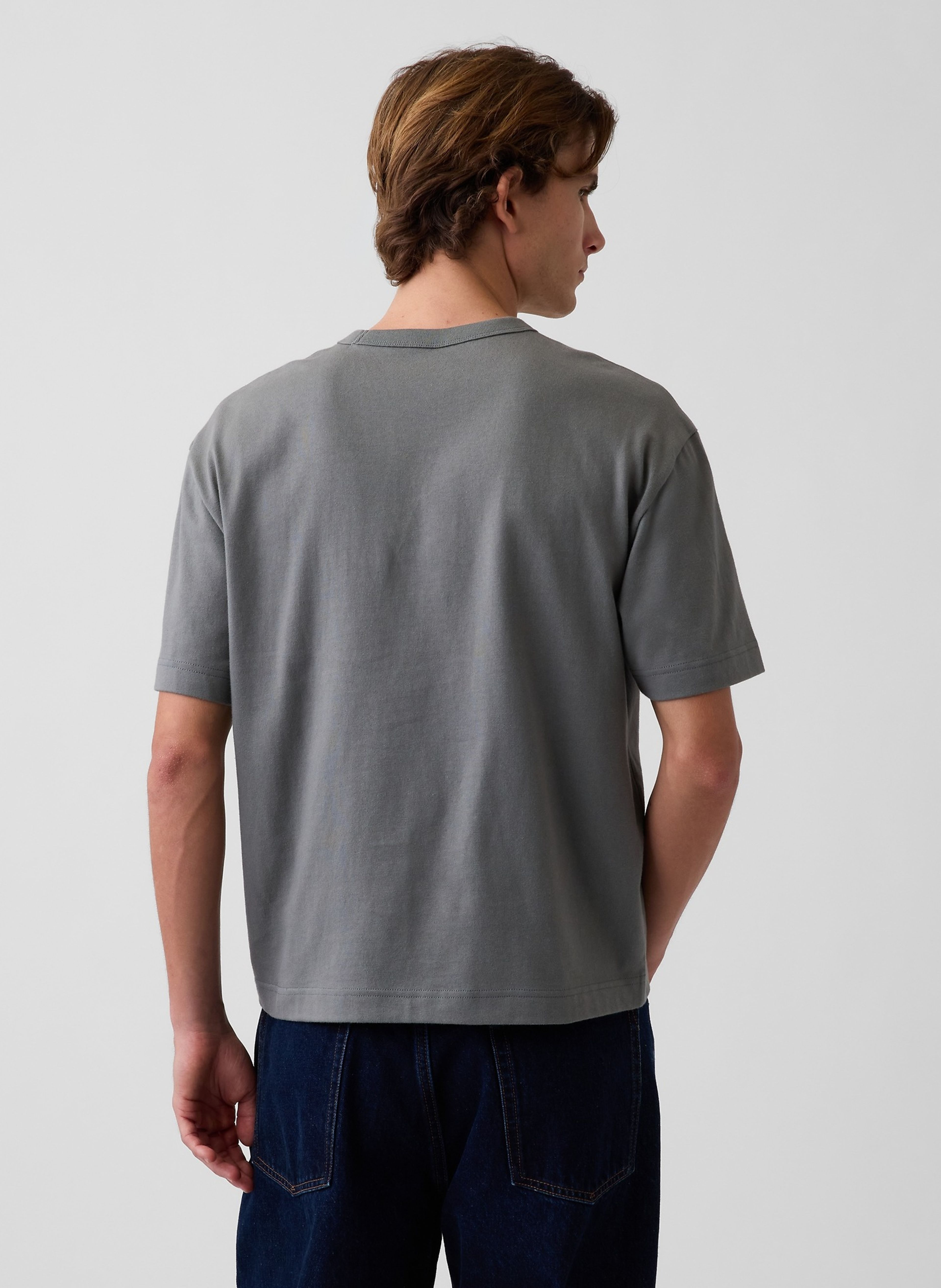 Crop T-shirt Heavyweight z logo - 003