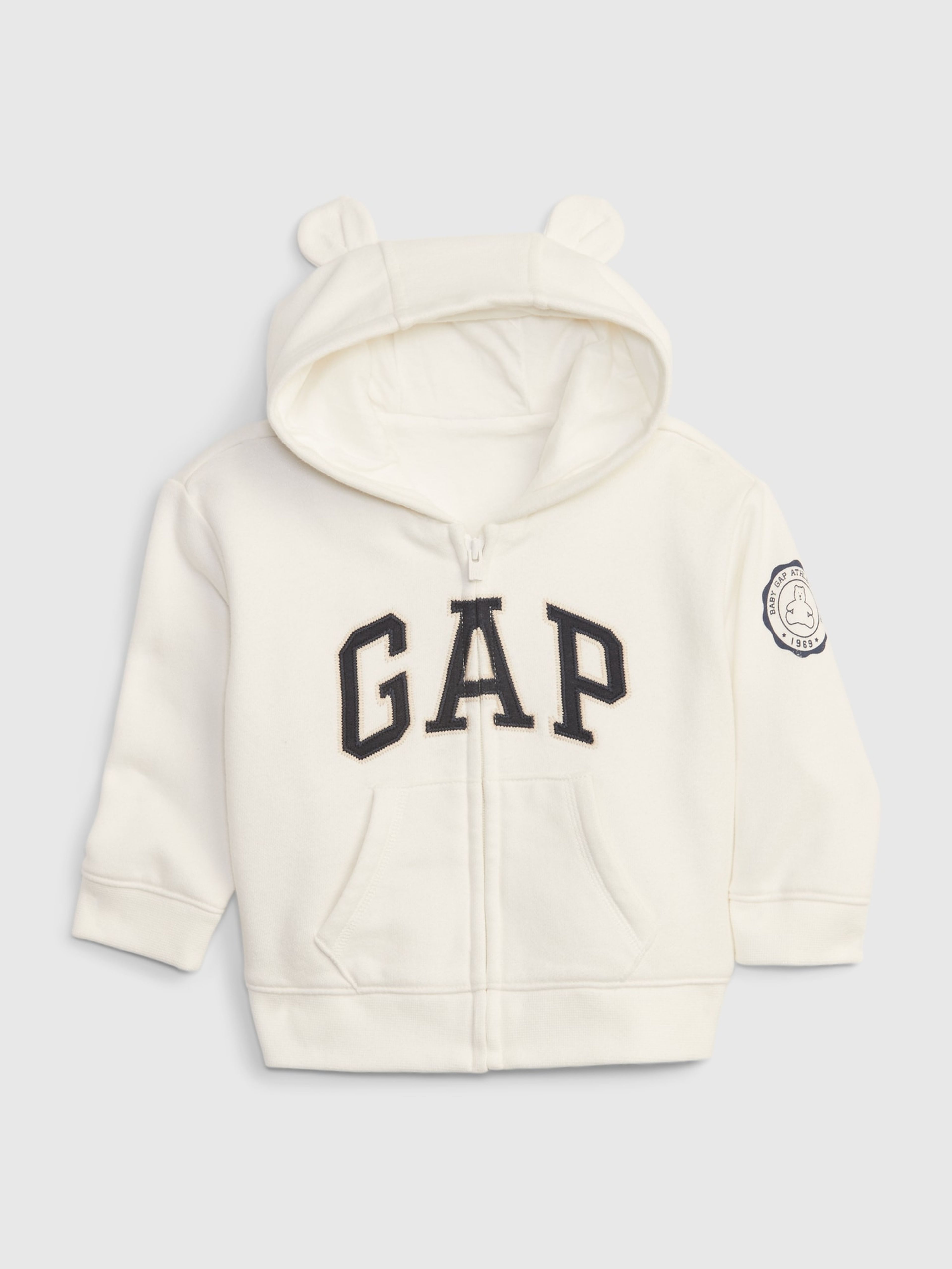 Baby bluza logo z kapturem